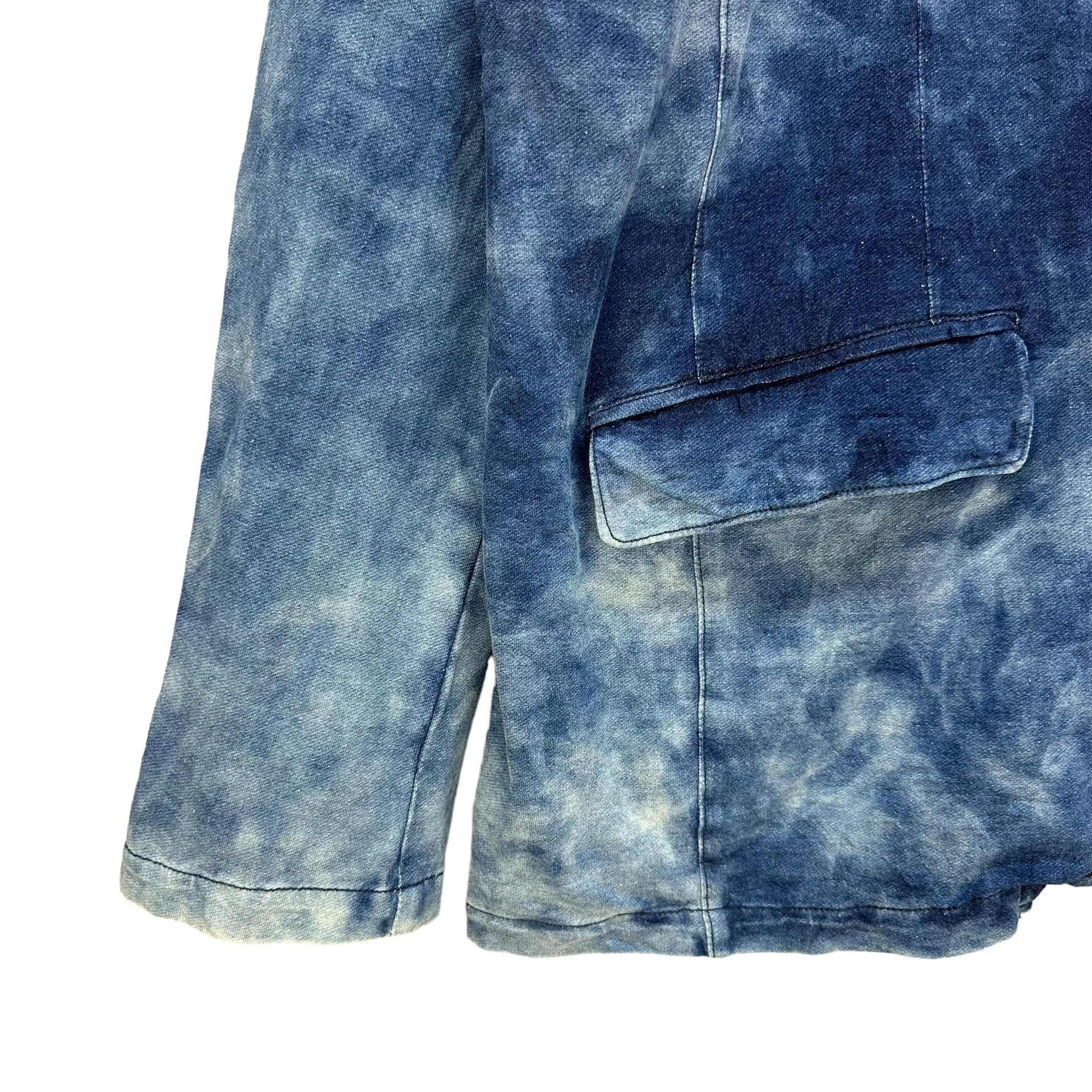 If Six Was Nine IN THE ATTIC Acid Wash Casual Jacket #A49-1140 Size US XXL / EU 58 / 5 - 4 Thumbnail