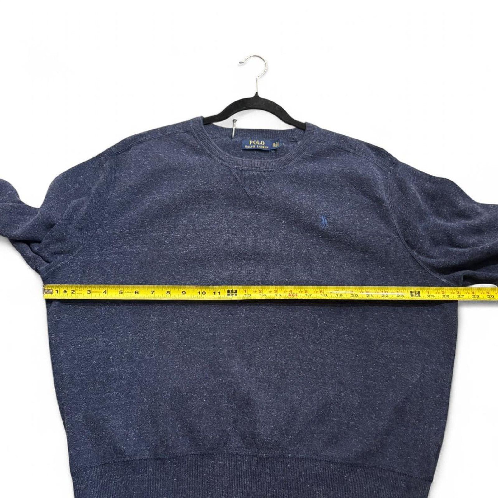 Polo Ralph Lauren Polo ralph lauren navy blue vintage crewneck sweater XL Size US XL / EU 56 / 4 - 4 Thumbnail