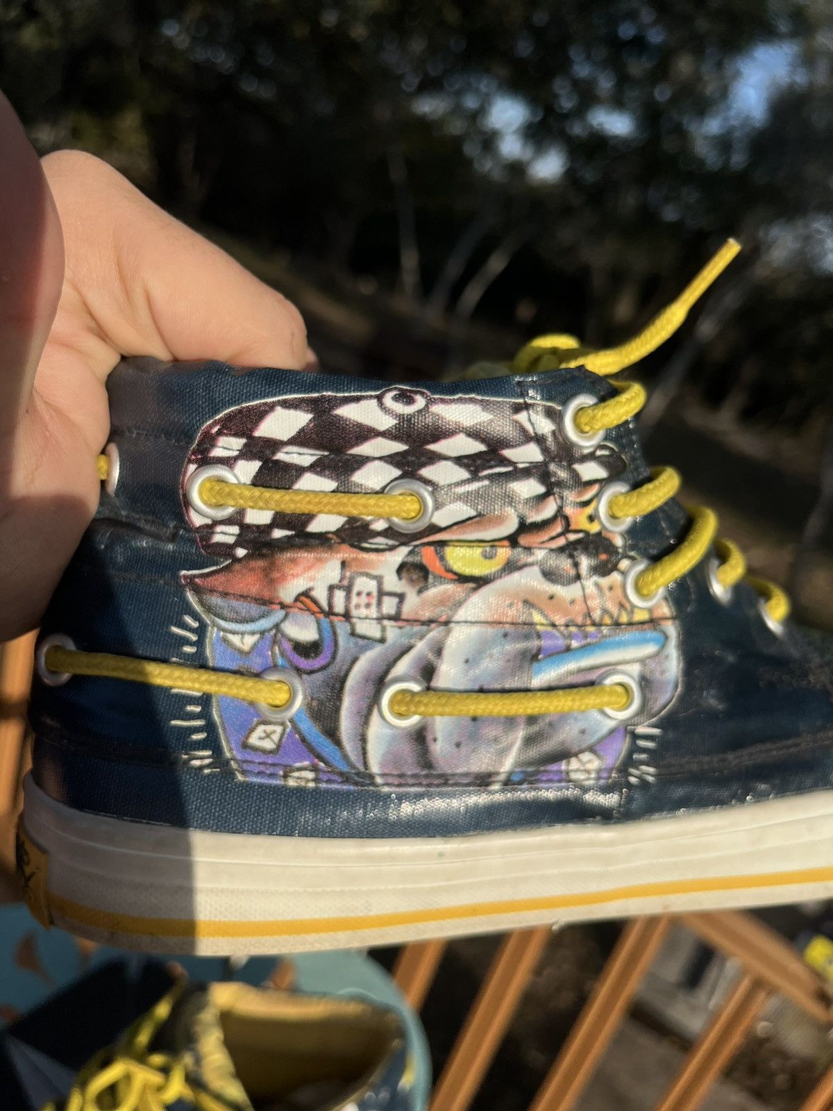 Ed Hardy *** FREE GIFT *** ULTRA RARE Ed Hardy high-top sneakers Size US 10 / EU 43 - 5 Thumbnail