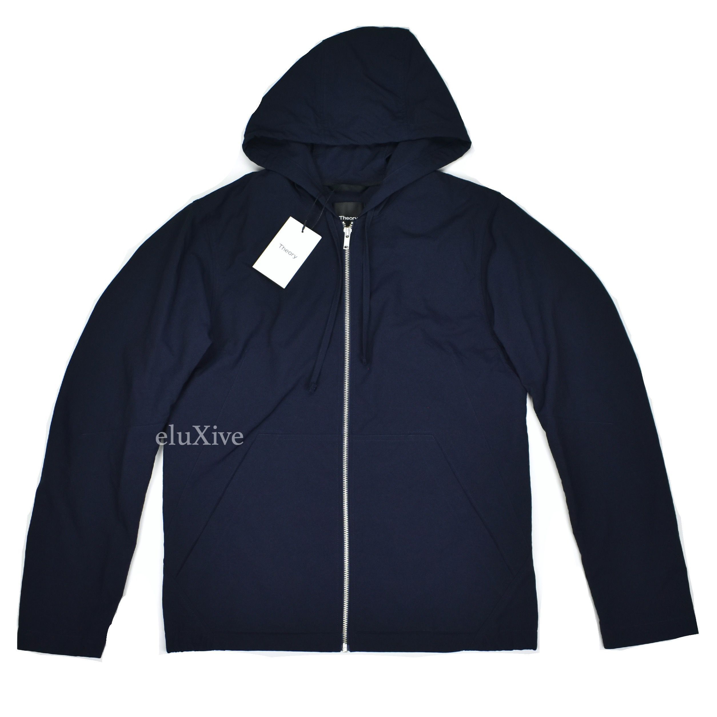 Theory Theory Navy Blue Classic Zip Up Rain Jacket NWT Size US L / EU 52-54 / 3 - 1 Preview