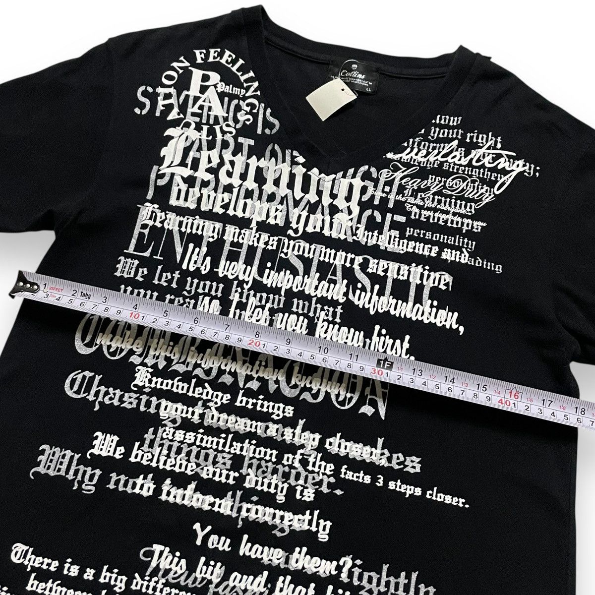 If Six Was Nine Original Tshirt Y2K Cottins Poem Design LGB Size US S / EU 44-46 / 1 - 4 Thumbnail