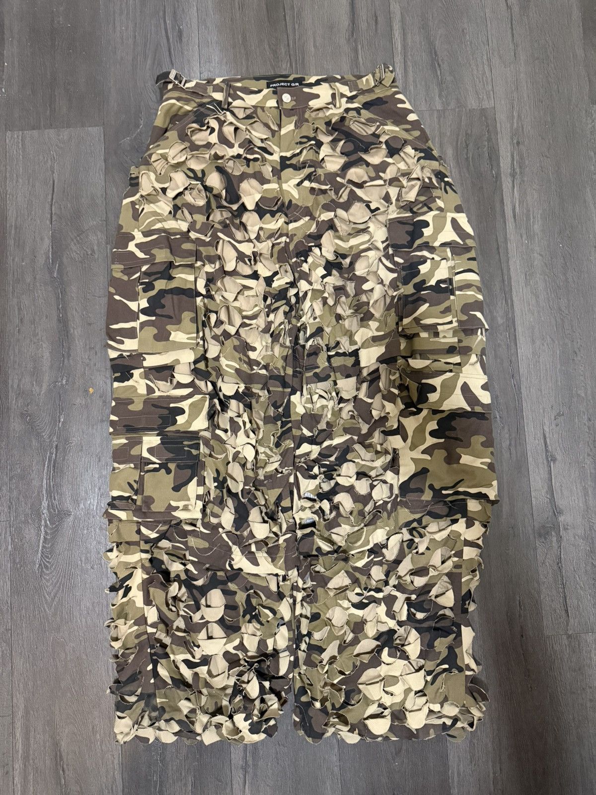 パンツ PROJECT G/R CAMO CARGO PANTS / CAMO Project G/R Washed Cargo Pants Camo – PIECES