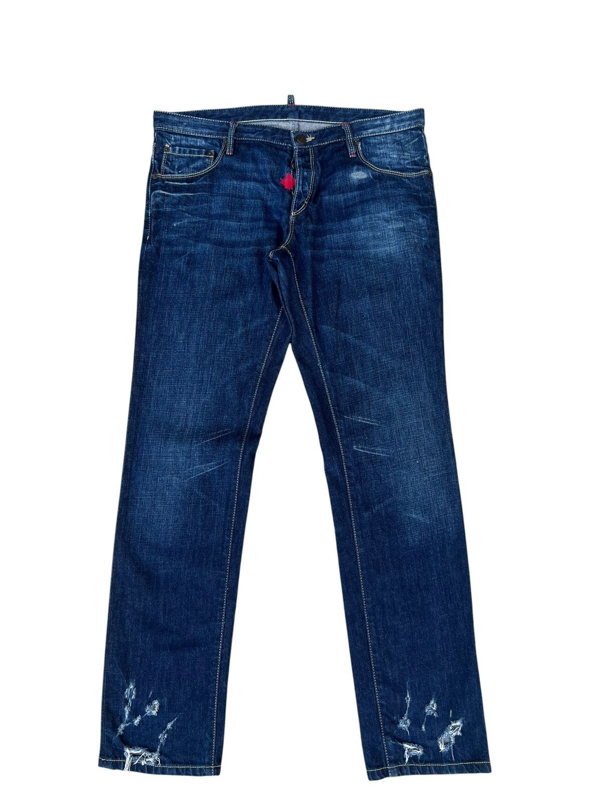 Dsquared2 Dsquared2 Made in Italy Distressed Ripped Skinny Jeans Size US 32 / EU 48 - 1 Thumbnail