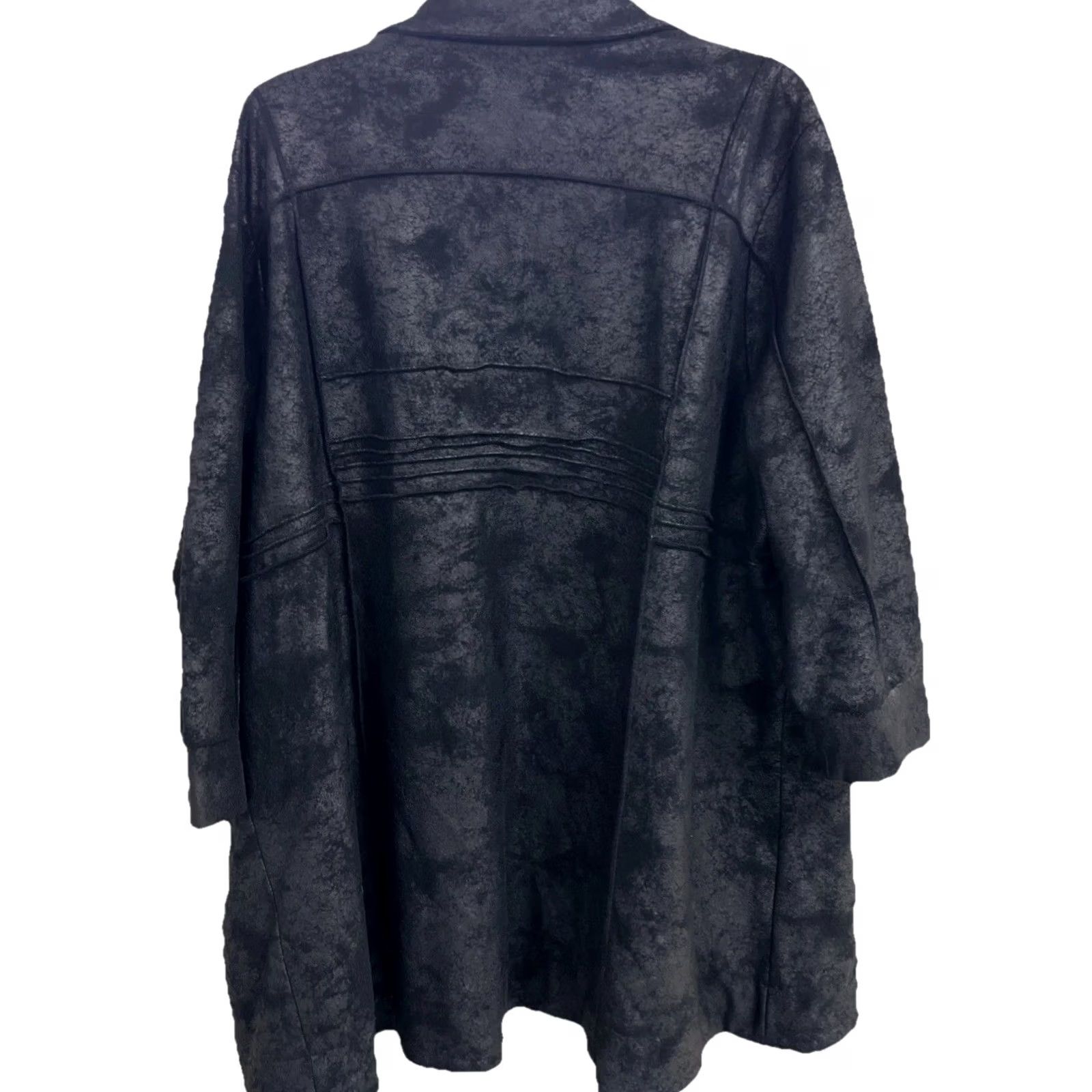 NIC+ZOE Nic + Zoe Women's Black Lounge Around Jacket Coat Plus Size 2X NWT Size XXL / US 16-18 / IT 52-54 - 4 Thumbnail