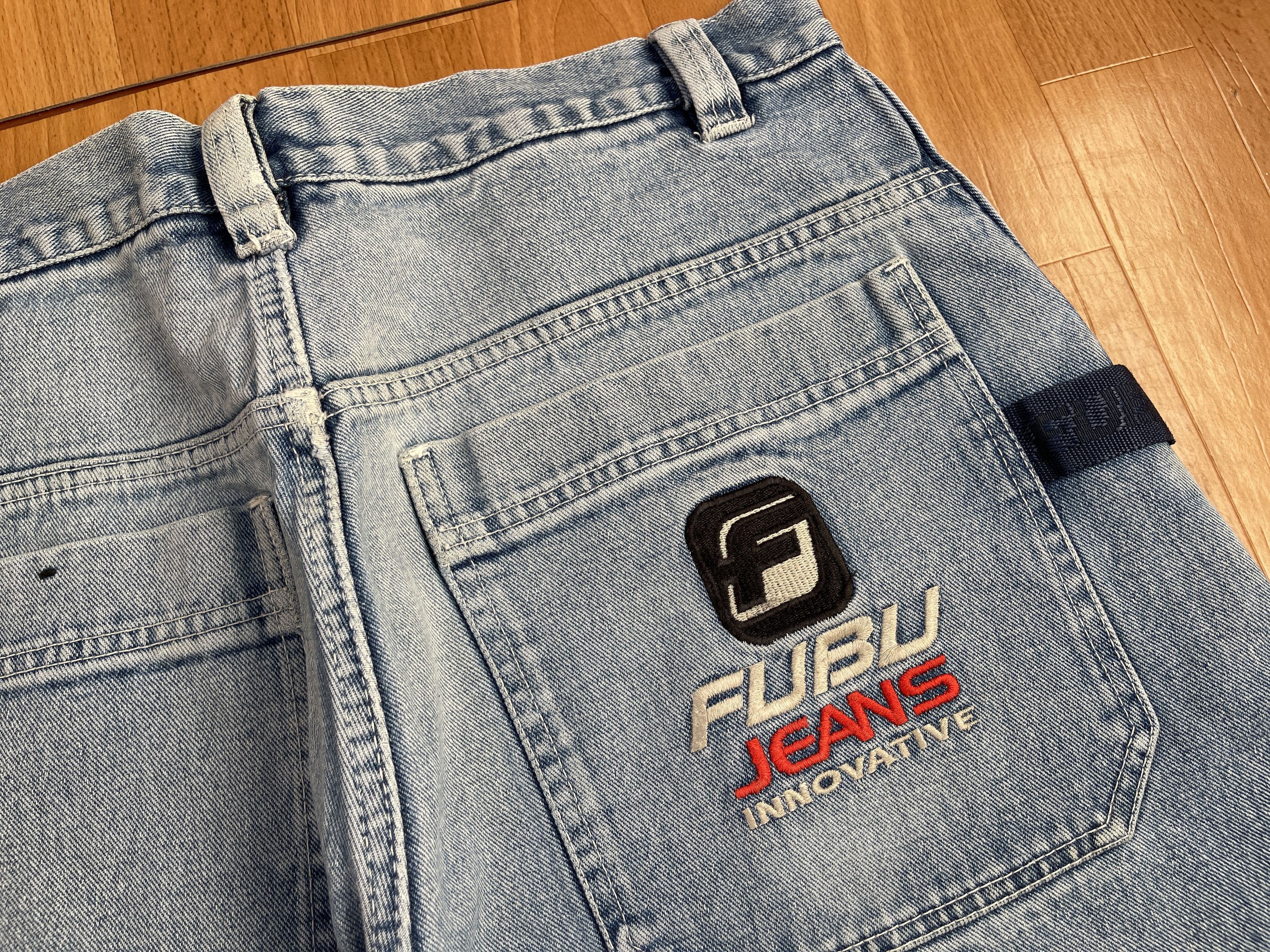 Fubu FUBU jeans, vintage baggy jeans, 90s hip hop skater Y2K 36 Size US 36 / EU 52 - 7 Thumbnail