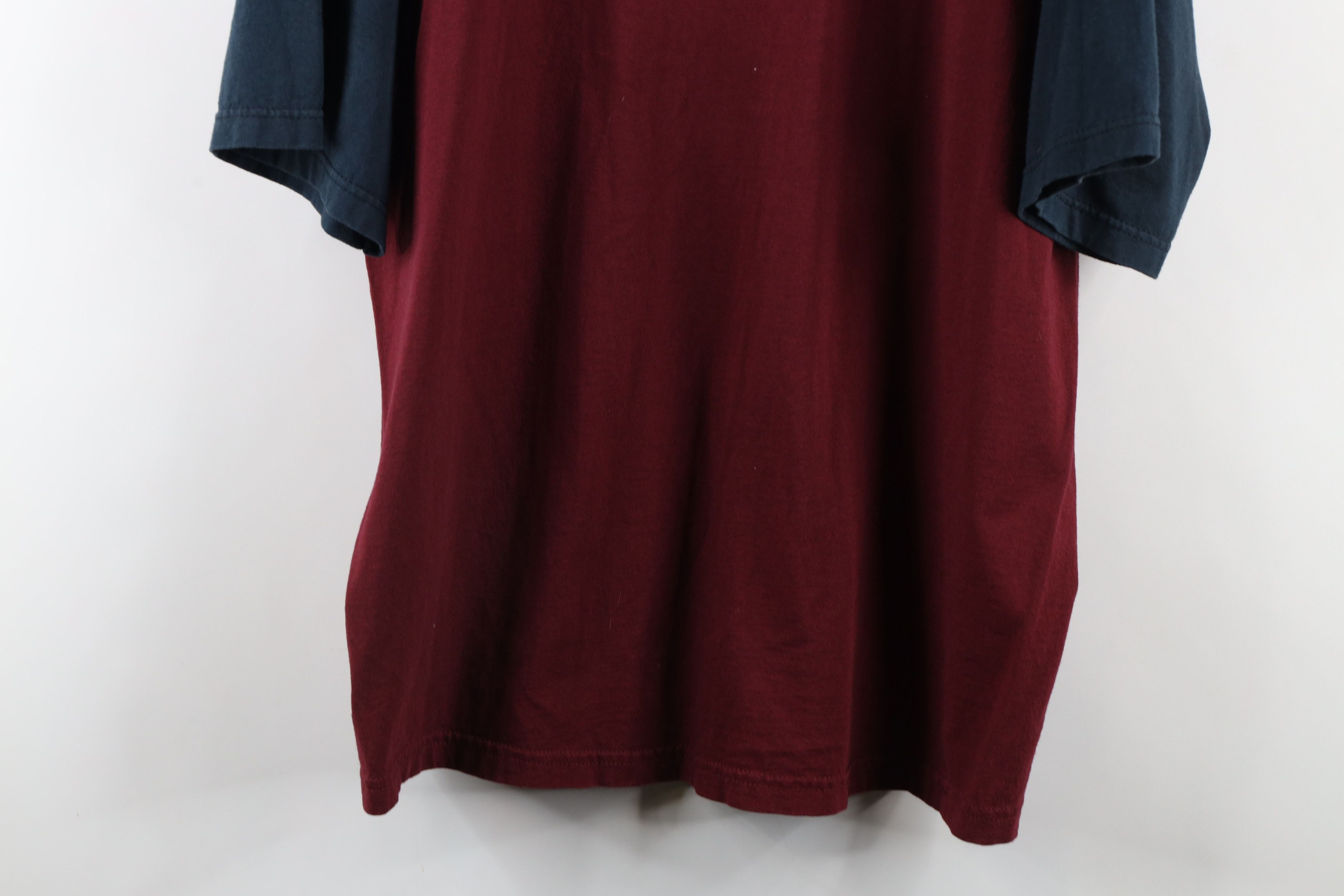 Vintage Vintage 90s Streetwear Block Heavyweight Baggy T-Shirt Size US XL / EU 56 / 4 - 10 Thumbnail