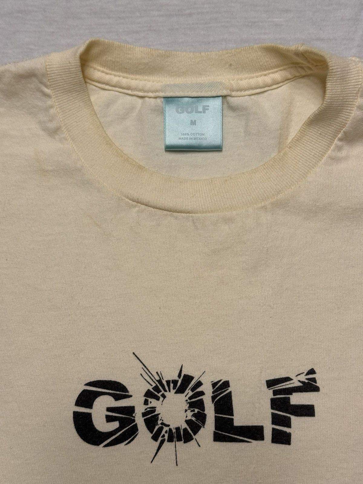 Golf Wang × Odd Future × Tyler The Creator Cream Golf Tee! Size US M / EU 48-50 / 2 - 3 Thumbnail