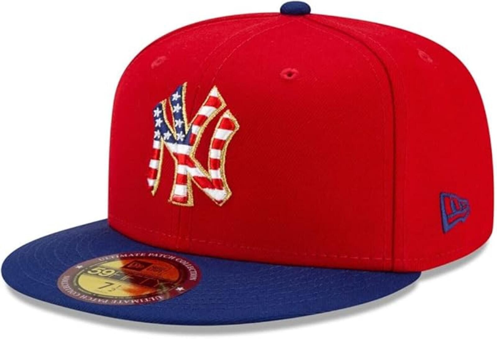 New Era New Era New York Yankees USA Independence 59FIFTY 7 3/8 Size ONE SIZE - 5 Thumbnail