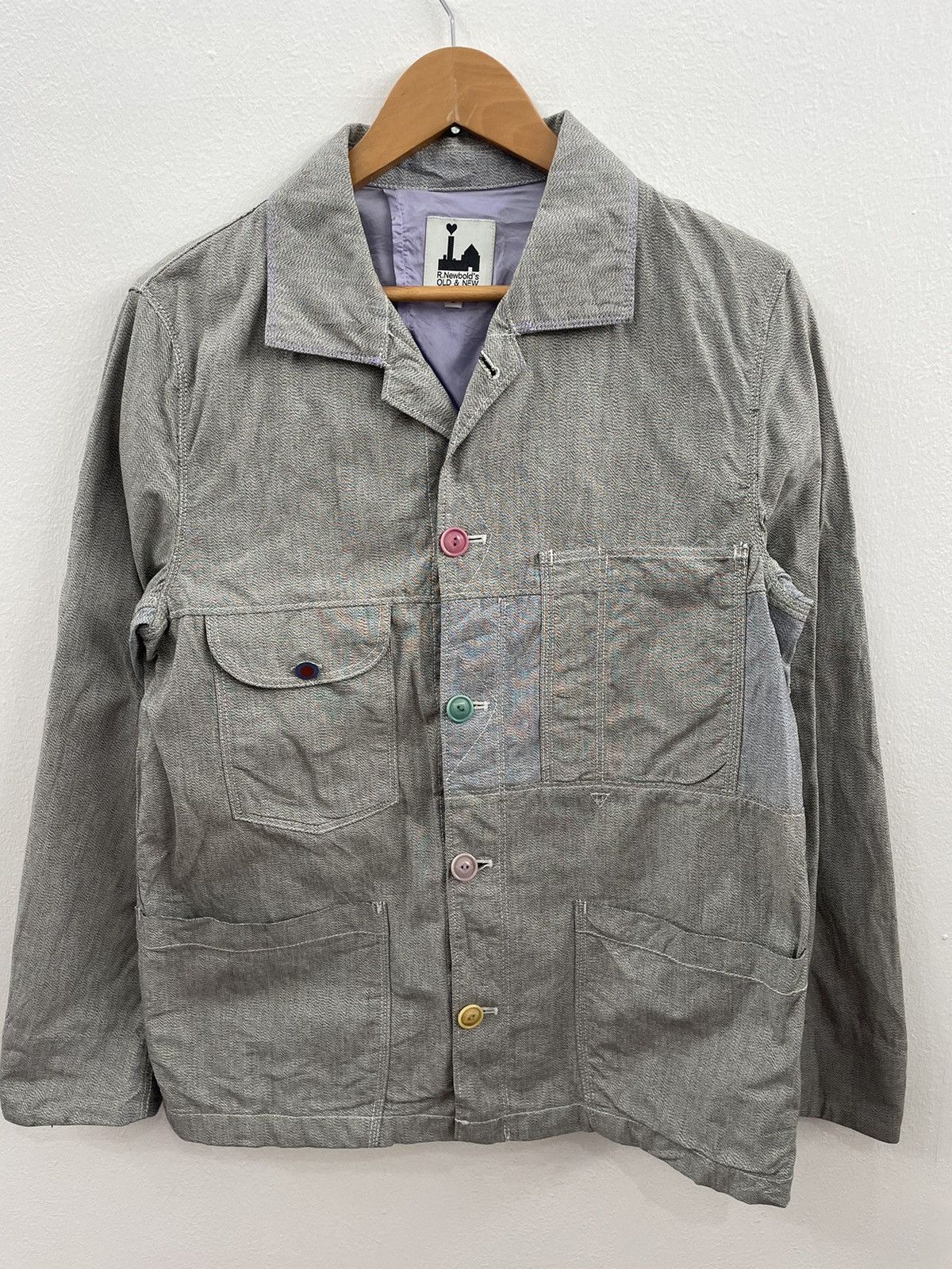 Paul Smith × R.Newbold R.NEWBOLD PAUL SMITH TWO TONE JACKET JTILITY MULTIPOCKET Size US L / EU 52-54 / 3 - 3 Thumbnail