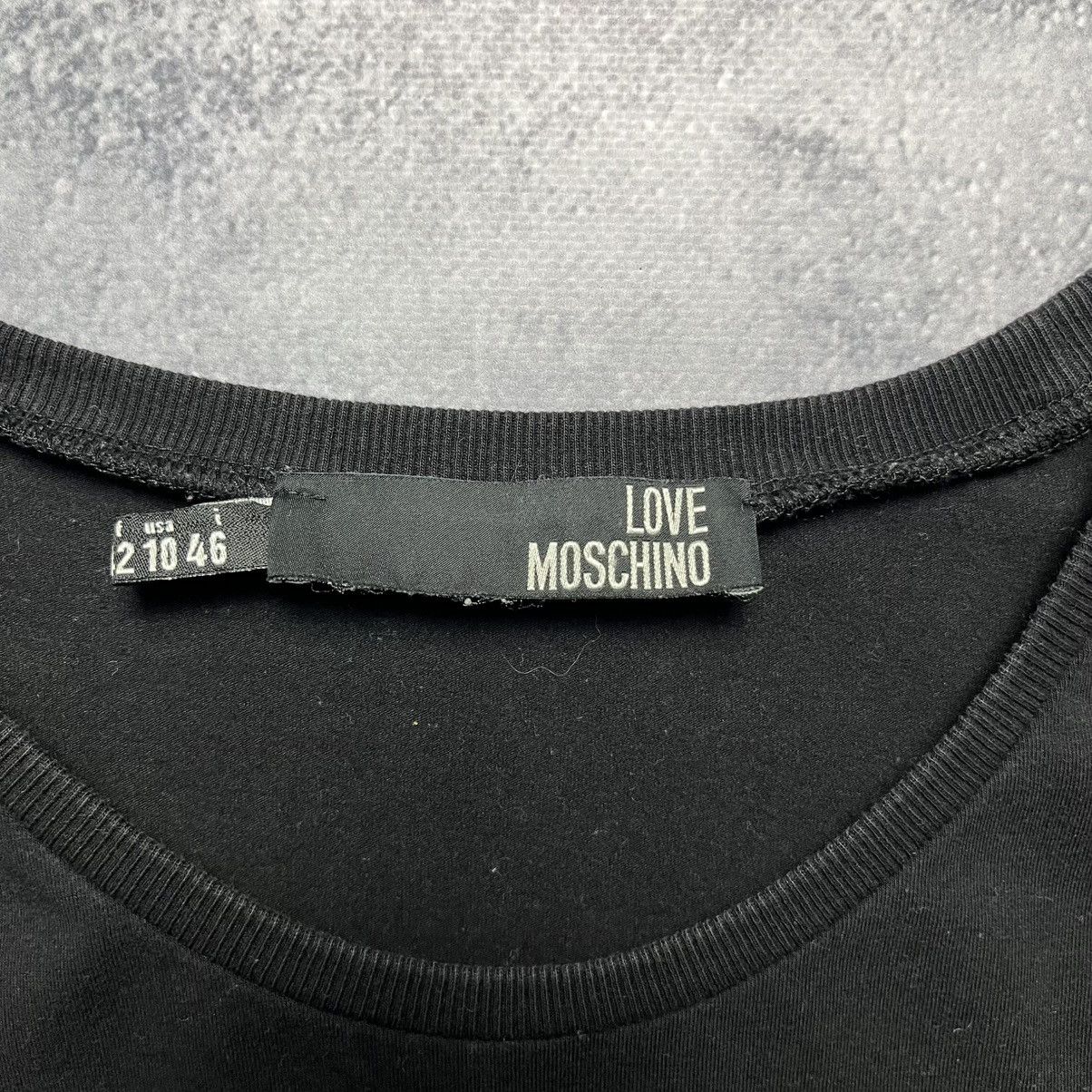 Love Moschino Love Moschino Big Logo Longsleeve Streetwear Y2K Designer Size L / US 10 / IT 46 - 6 Thumbnail