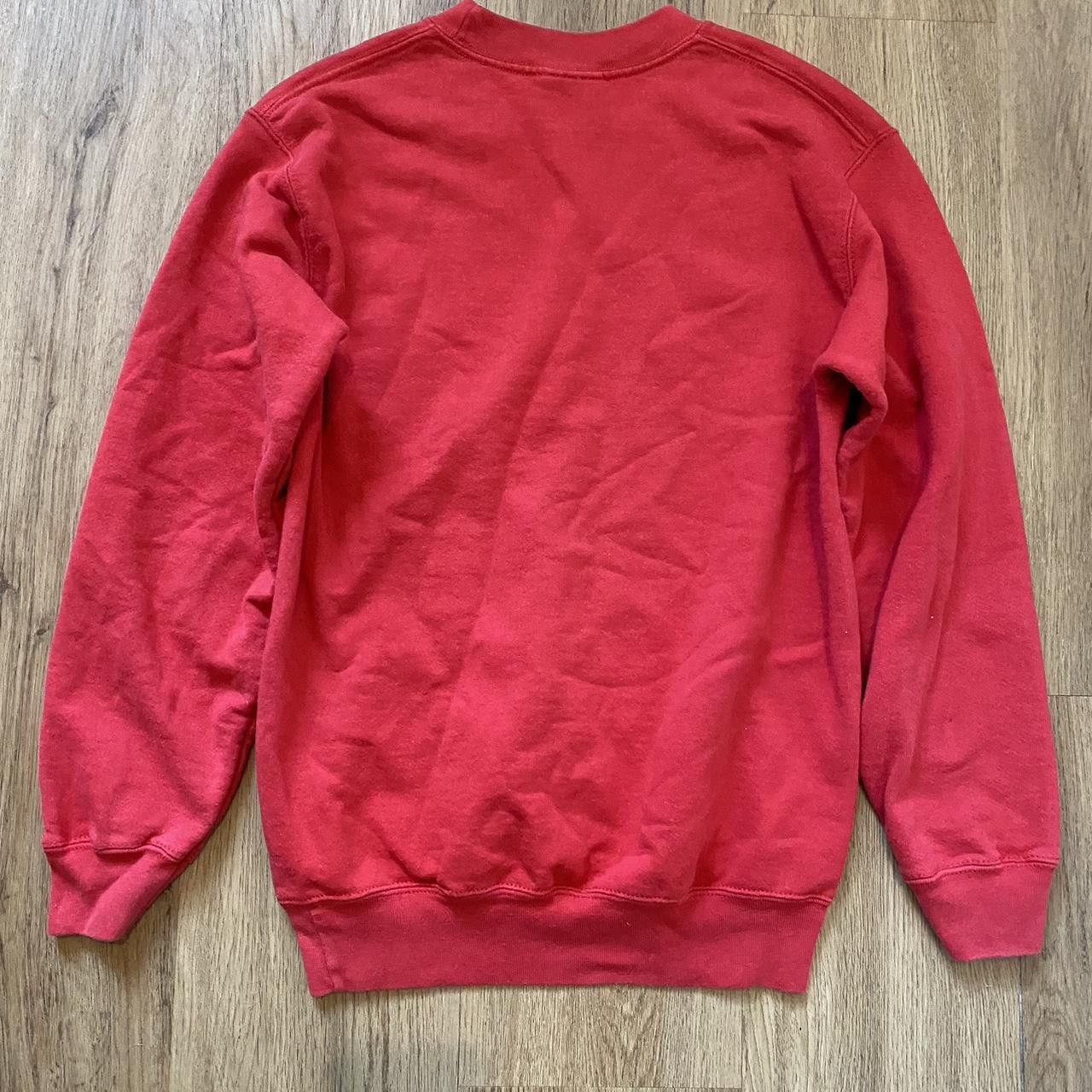 Fruit Of The Loom Red crewneck sweatshirt #90s Size US S / EU 44-46 / 1 - 2 Thumbnail