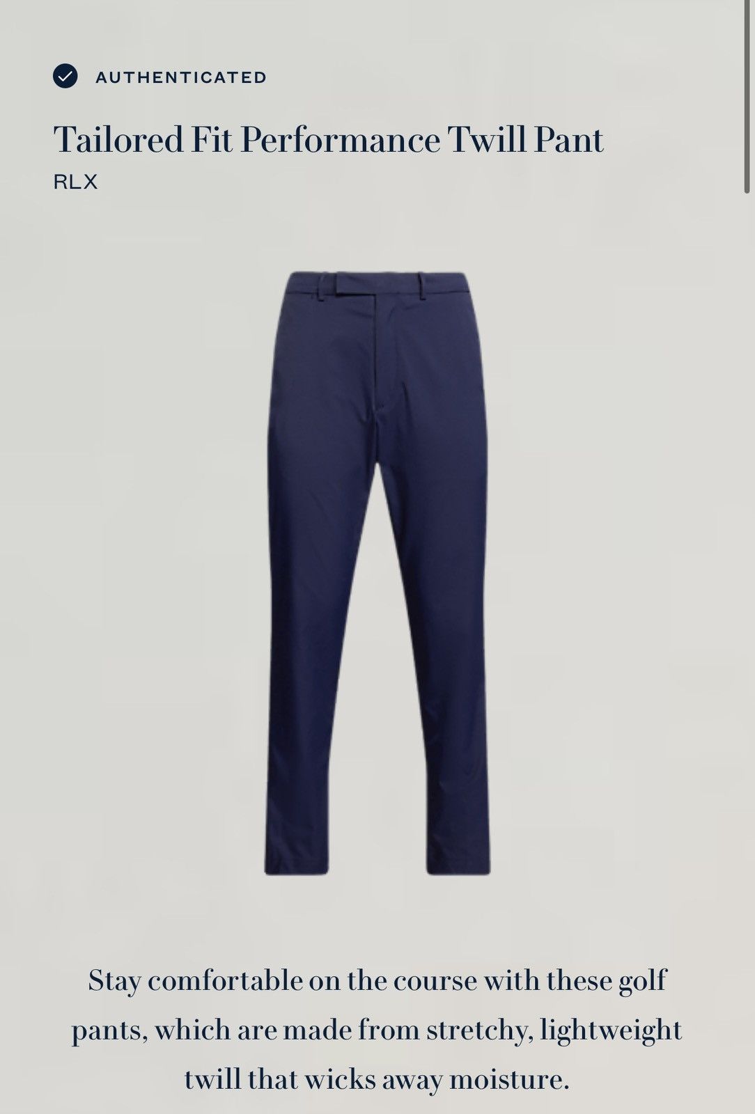Polo Ralph Lauren Polo Ralph Lauren men’s golf pants 32x32 navy NWT Size US 32 / EU 48 - 6 Thumbnail