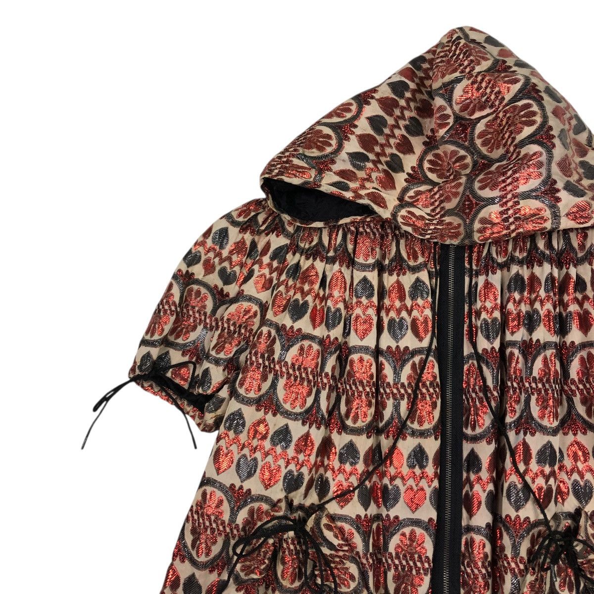 Anna Sui 🔥QUILTED TWEED JACKET DESIGN HOODIE ANNA SUI Size M / US 6-8 / IT 42-44 - 9 Thumbnail