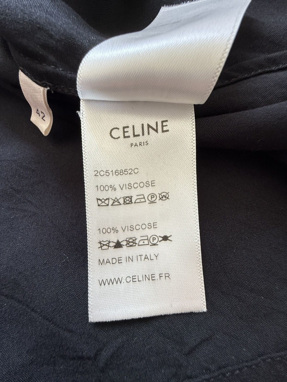 Celine SS21 Celine Dancing Kid Hedi bowling Hawaiian shirt logo 42 Size US L / EU 52-54 / 3 - 18 Thumbnail