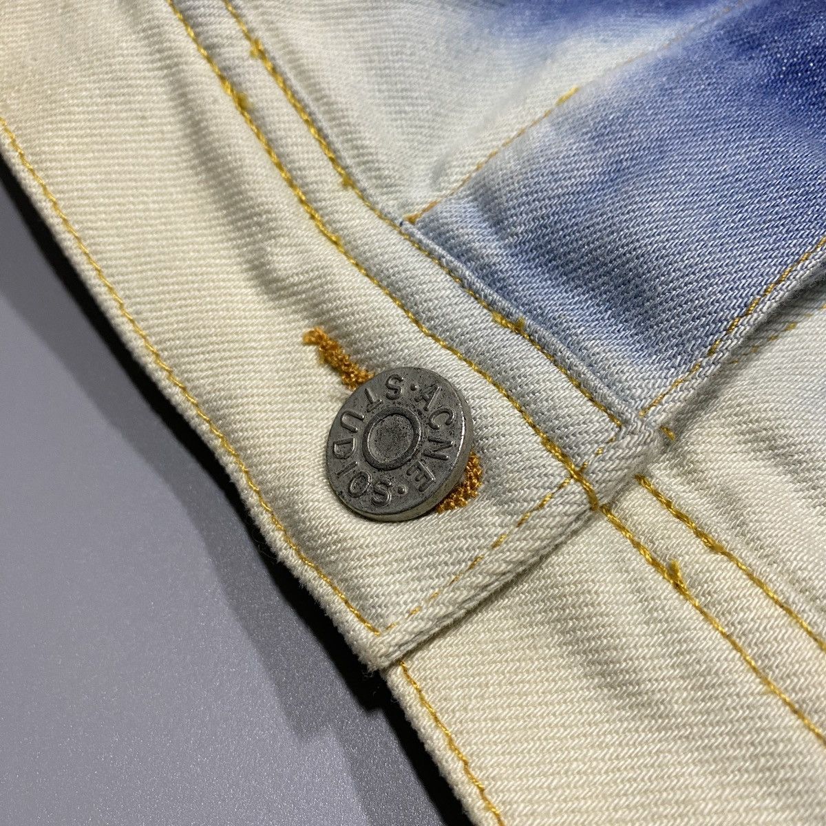 Acne Studios 2 tone Denim Jacket Size XS / US 0-2 / IT 36-38 - 6 Thumbnail