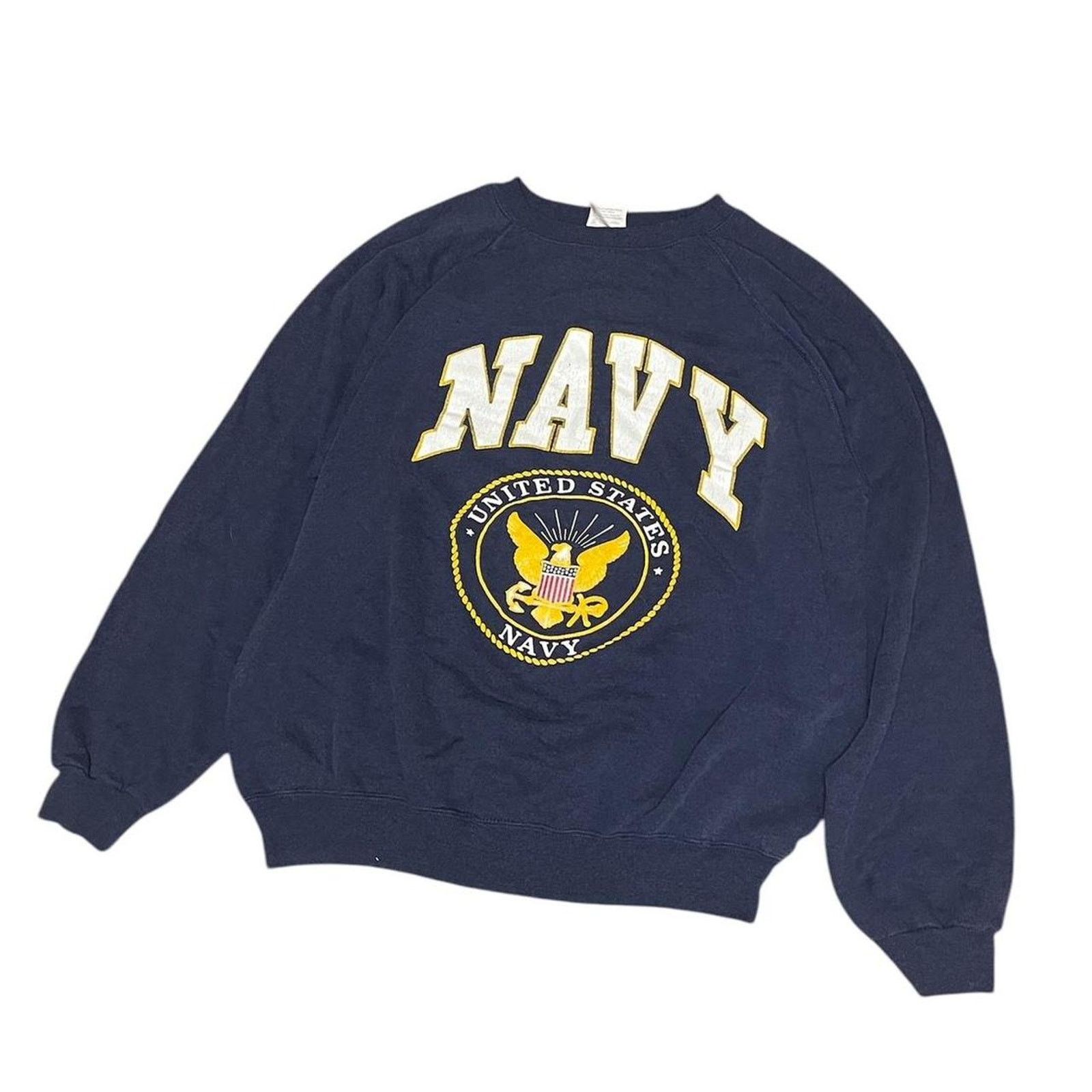Vintage Vintage United States Navy Sweatshirt Size US L / EU 52-54 / 3 - 1 Thumbnail