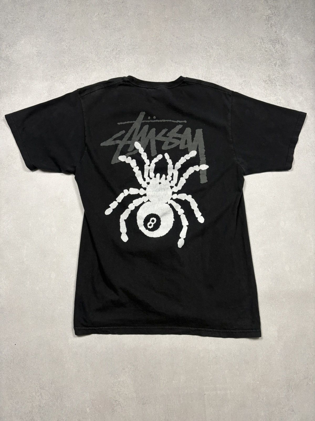 Stussy Stussy 8 Ball Spider T Shirt Black Graphic Vintage Tee M Y2K Size US M / EU 48-50 / 2 - 1 Thumbnail
