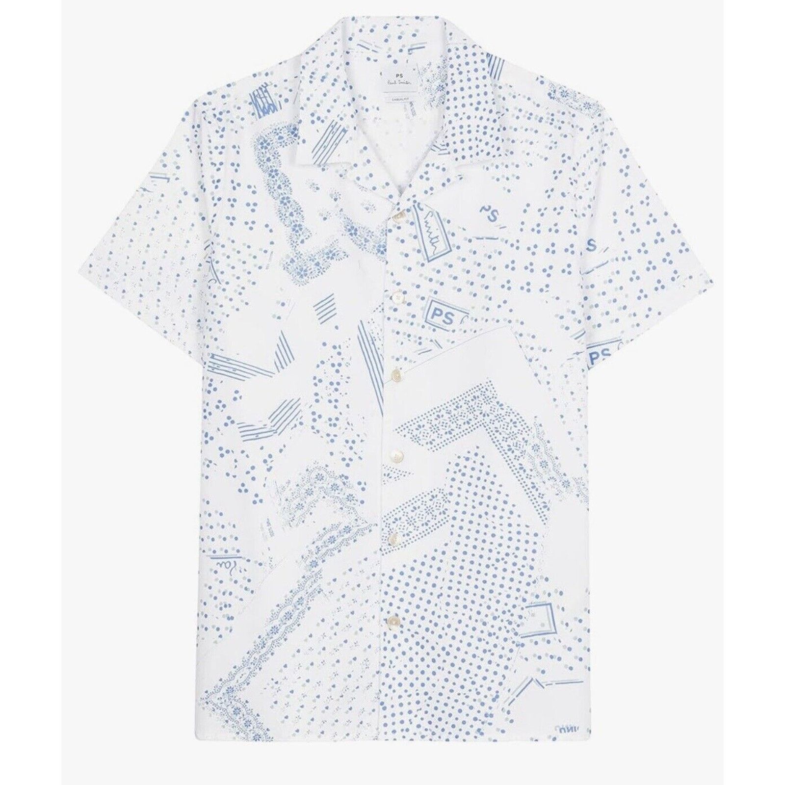 Paul Smith NWT $175 Paul Smith Short Sleeve Camp Shirt Medium Size US M / EU 48-50 / 2 - 2 Thumbnail