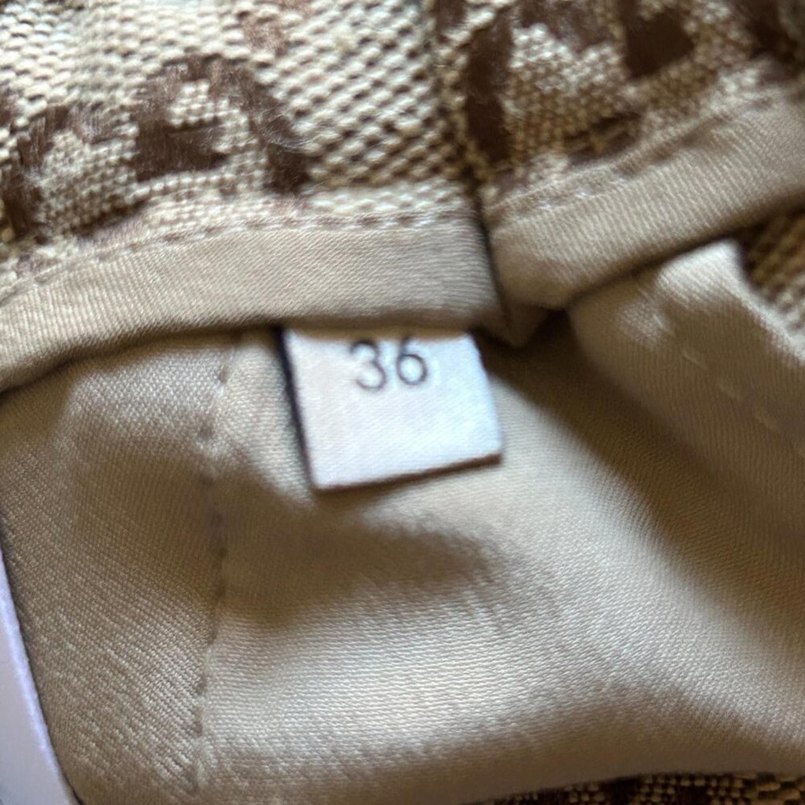 Gucci NWT Gucci x adidas GG Canvas Pant Beige/Ebony 712110 size 36 Size 25" / US 0 / IT 36 - 9 Thumbnail