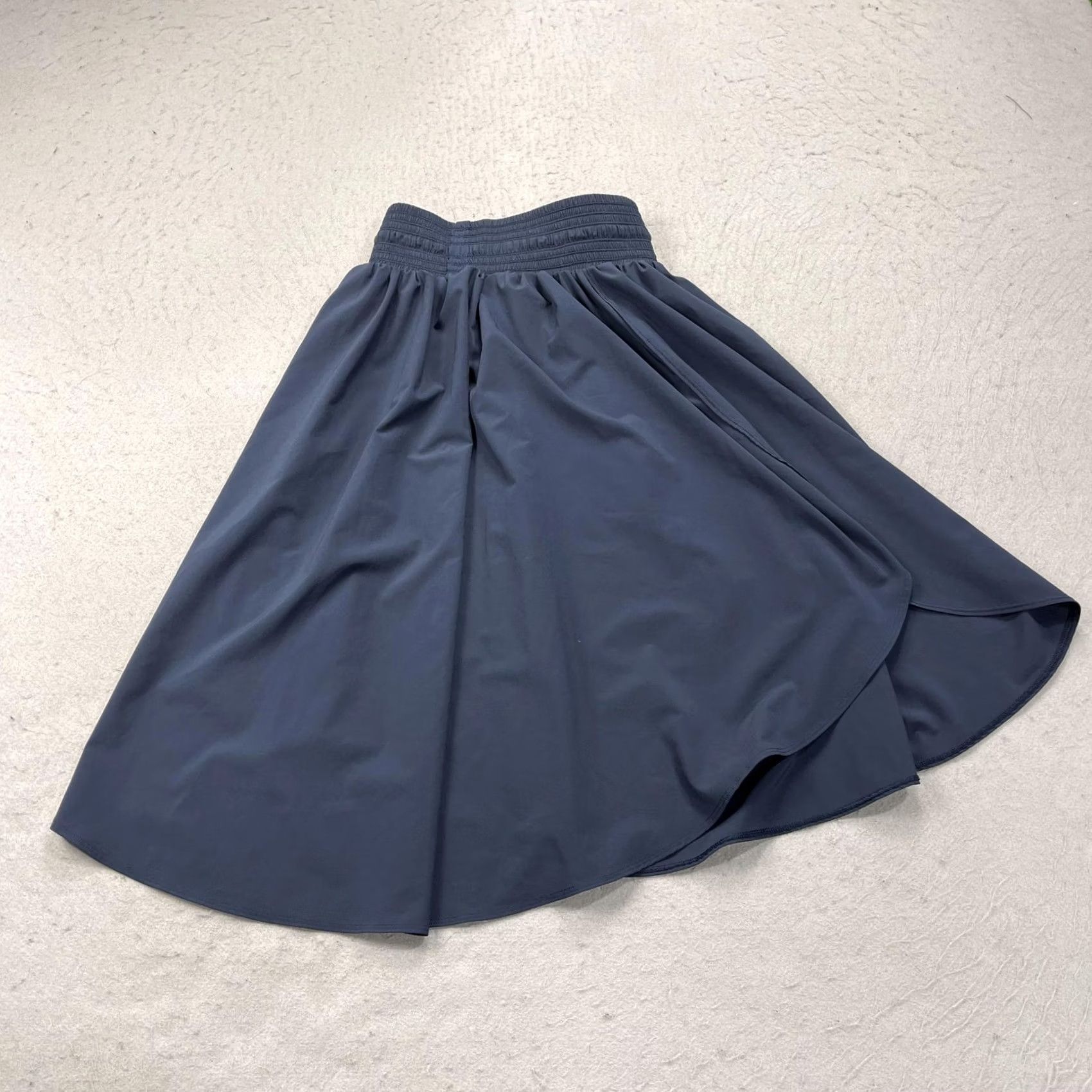 Lululemon Lululemon Skirt Womens Small Dark Blue High Low Athletic Drawstring Waist Lined Gym Training Size 28" / US 6 / IT 42 - 6 Thumbnail