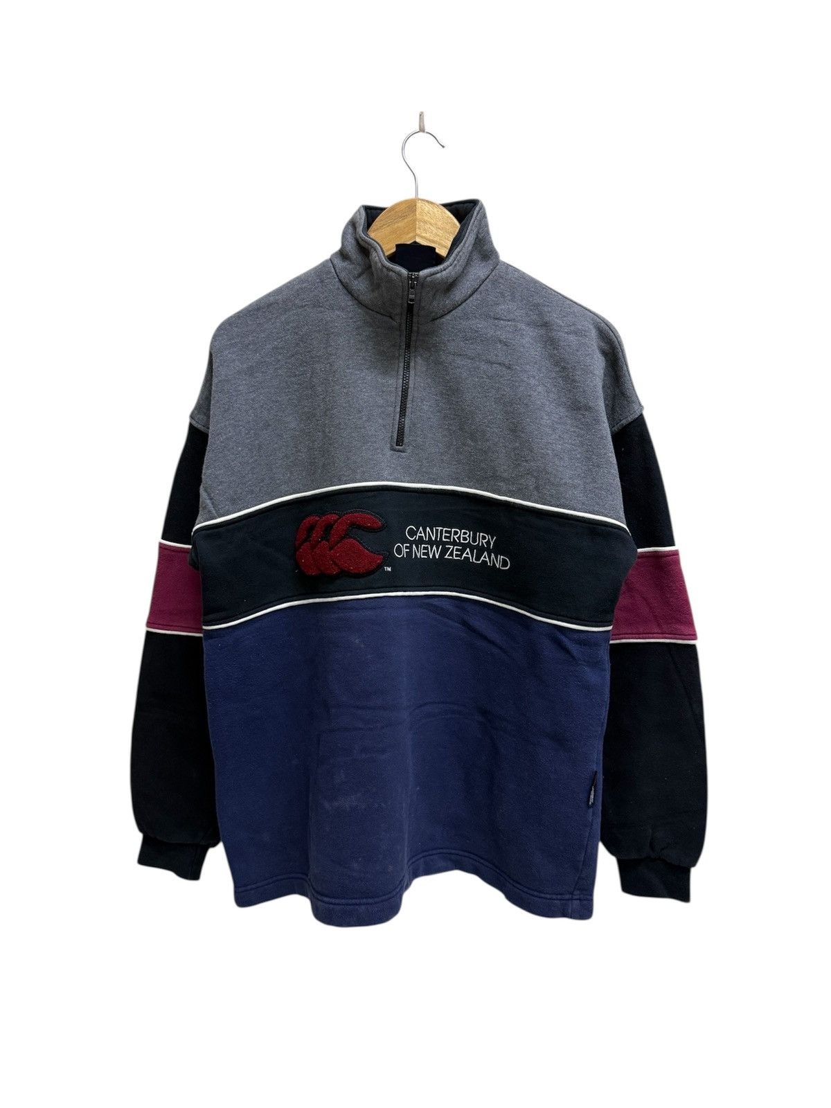 Canterbury of New Zealand Vintage Canterburry Of New Zealand Halfzipper Sweatshirt Size US M / EU 48-50 / 2 - 1 Thumbnail