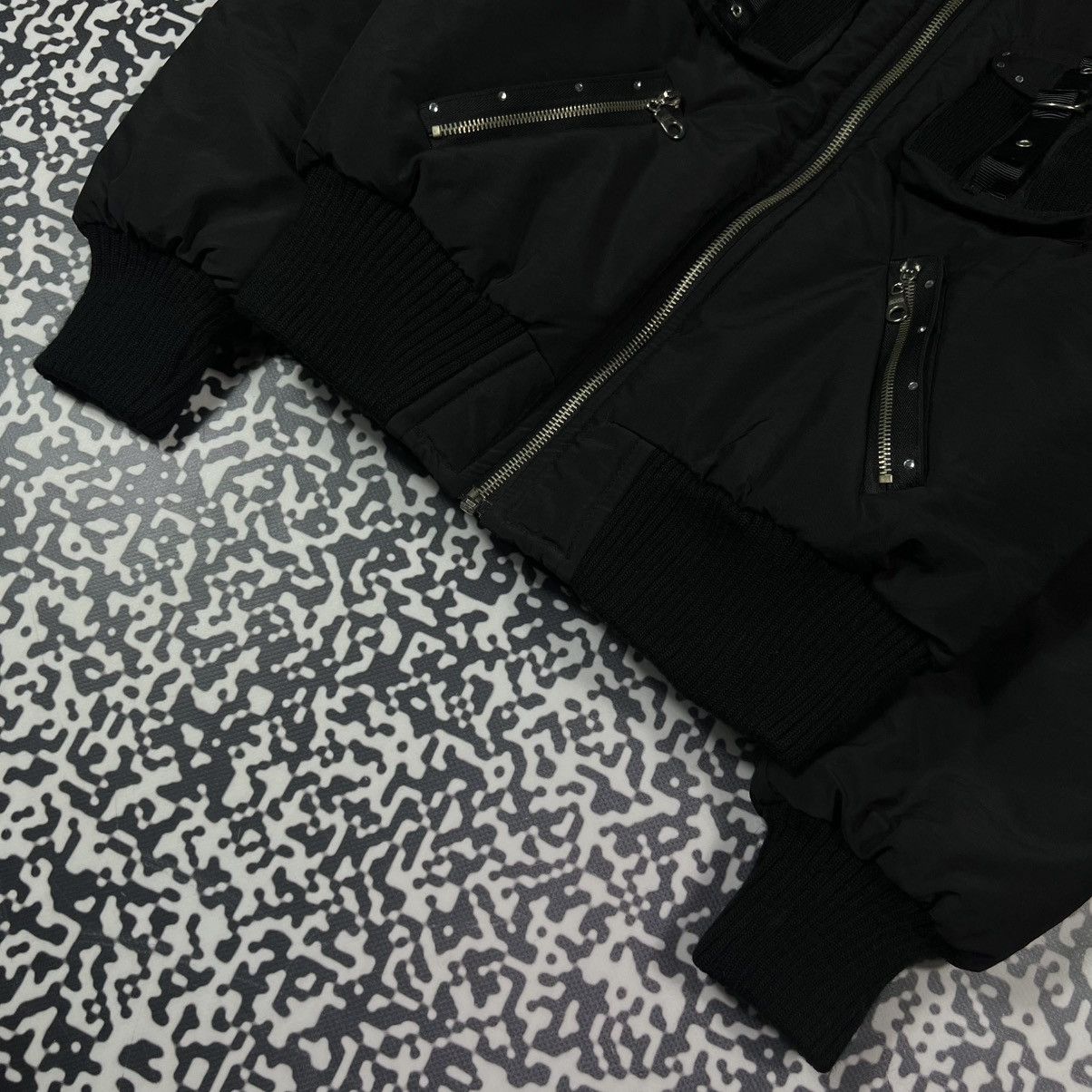 Vintage Y2K Japanese Gothic Opium Style Bondage Bomber