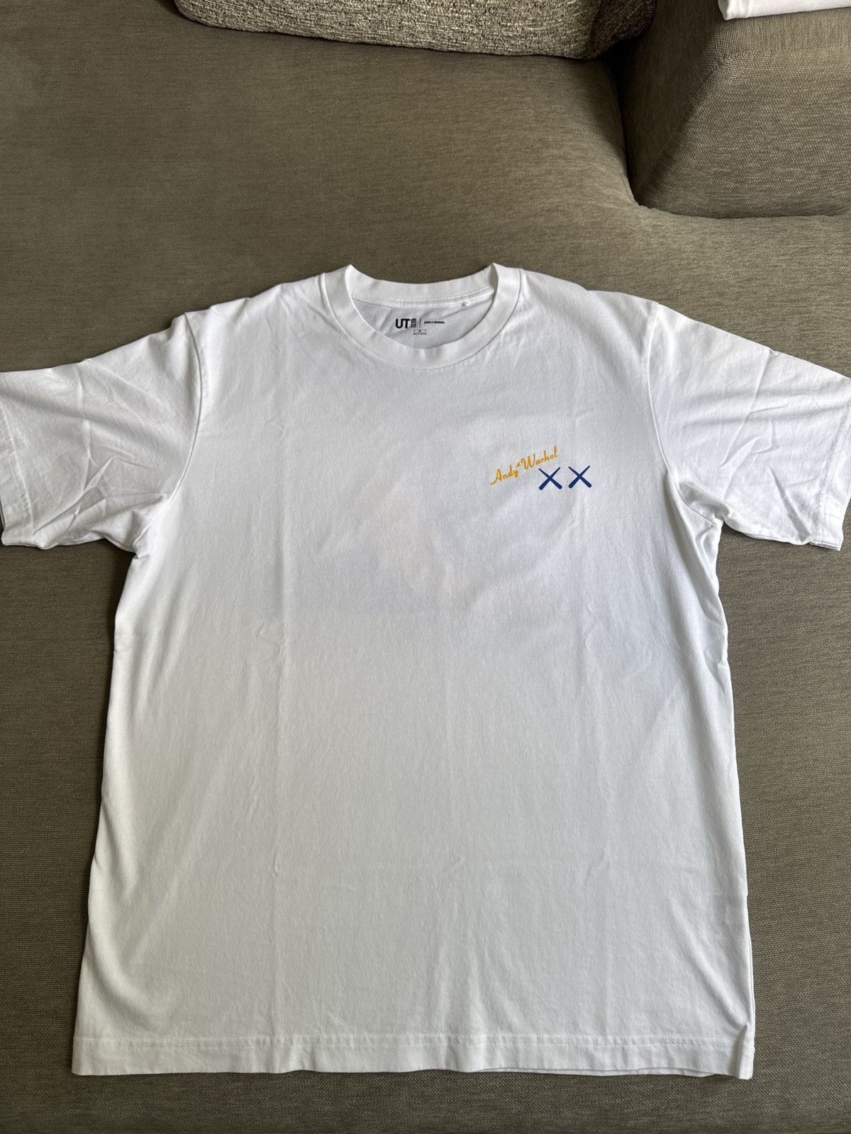 Andy Warhol × Kaws × Uniqlo KAWS + Warhol UT Graphic T-Shirt Size US M / EU 48-50 / 2 - 2 Thumbnail