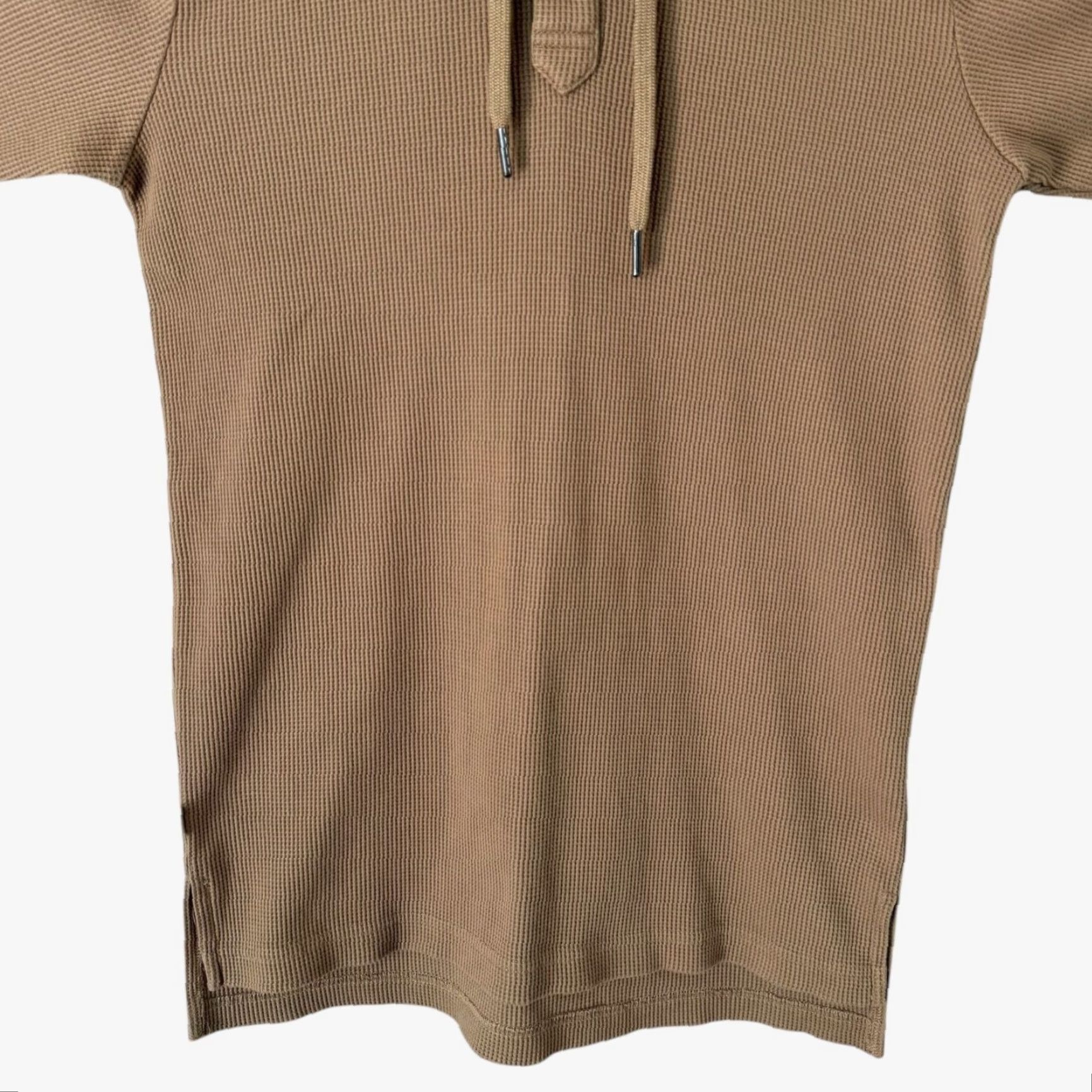 Vintage Fairplay Hooded Henley Hoodie Sweatshirt Pullover Tan M Men's Size Medium Size US M / EU 48-50 / 2 - 7 Thumbnail