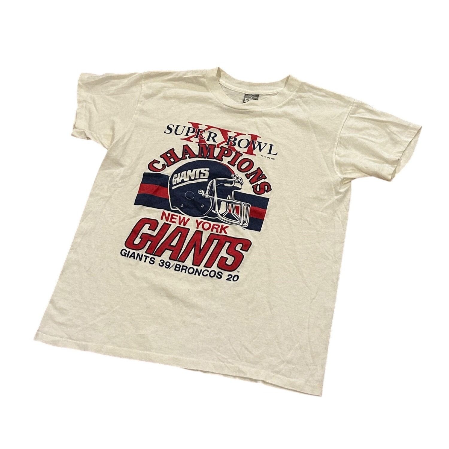 Other Vintage New York Giants Super Bowl XXI NFL Champions 1987 T- Size US L / EU 52-54 / 3 - 4 Thumbnail