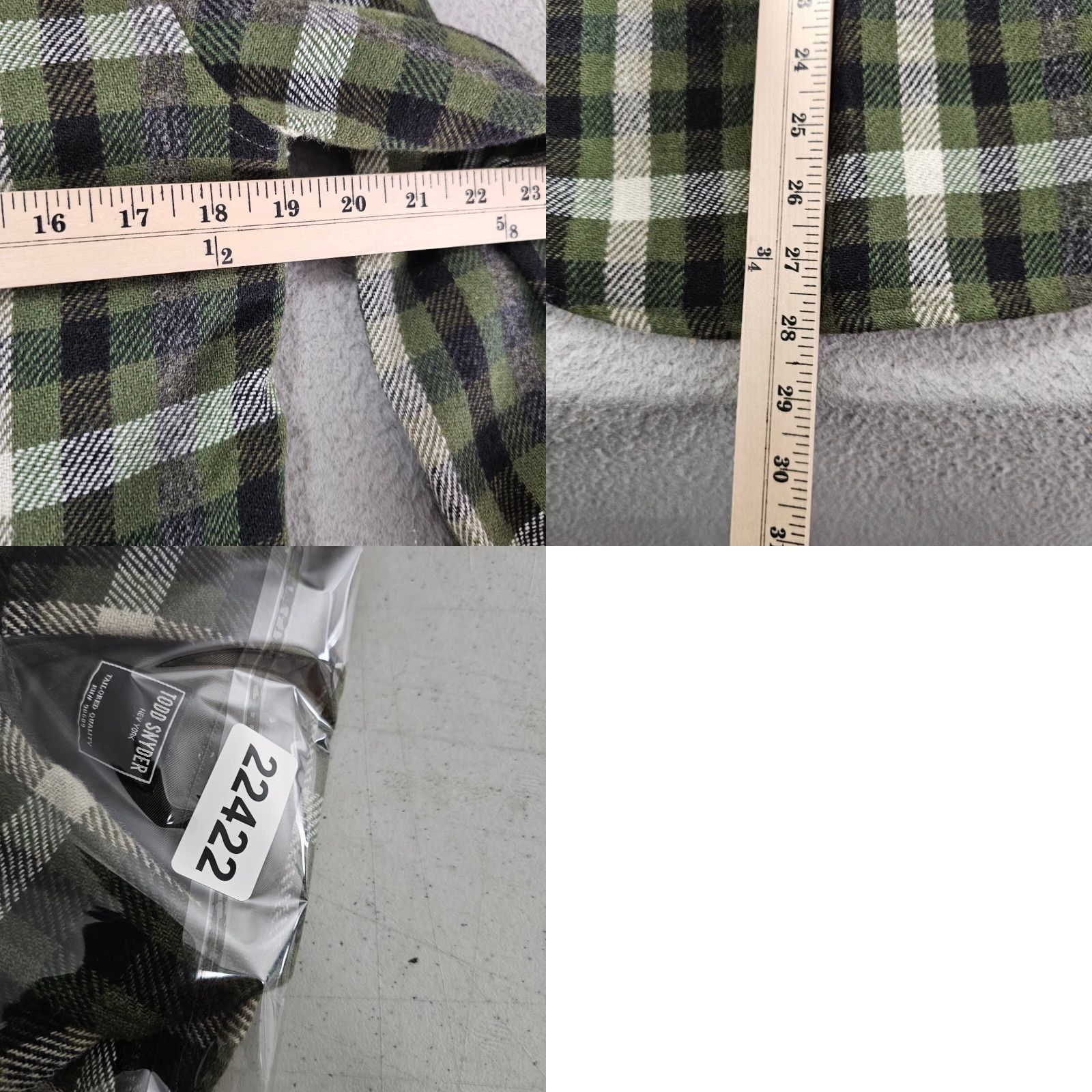 Todd Snyder Todd Snyder Shirt Mens XS Green Plaid Wool Blend Button-Up Long Sleeve Casual Travel Clothing Mens XS Green Plaid Wool Blend Button-Up Shirt Size US XS / EU 42 / 0 - 8 Thumbnail
