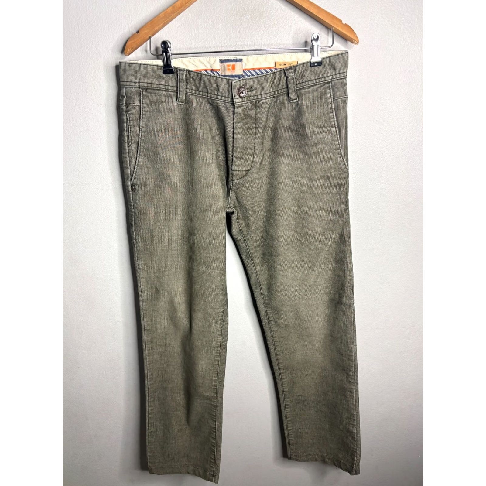 Vintage Hugo Boss Mens Chino Pants Slim Fit Gray Tweed 32 Regular 4173 Size US 32 / EU 48 - 4 Thumbnail