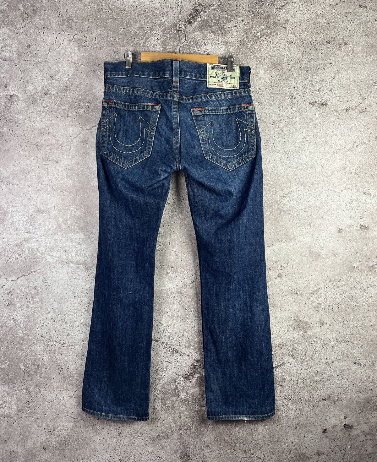 True Religion Bobby Bootcut Jeans Made in USA 🇺🇸 Vintage Y2K Denim W31 Size US 31 - 2 Thumbnail