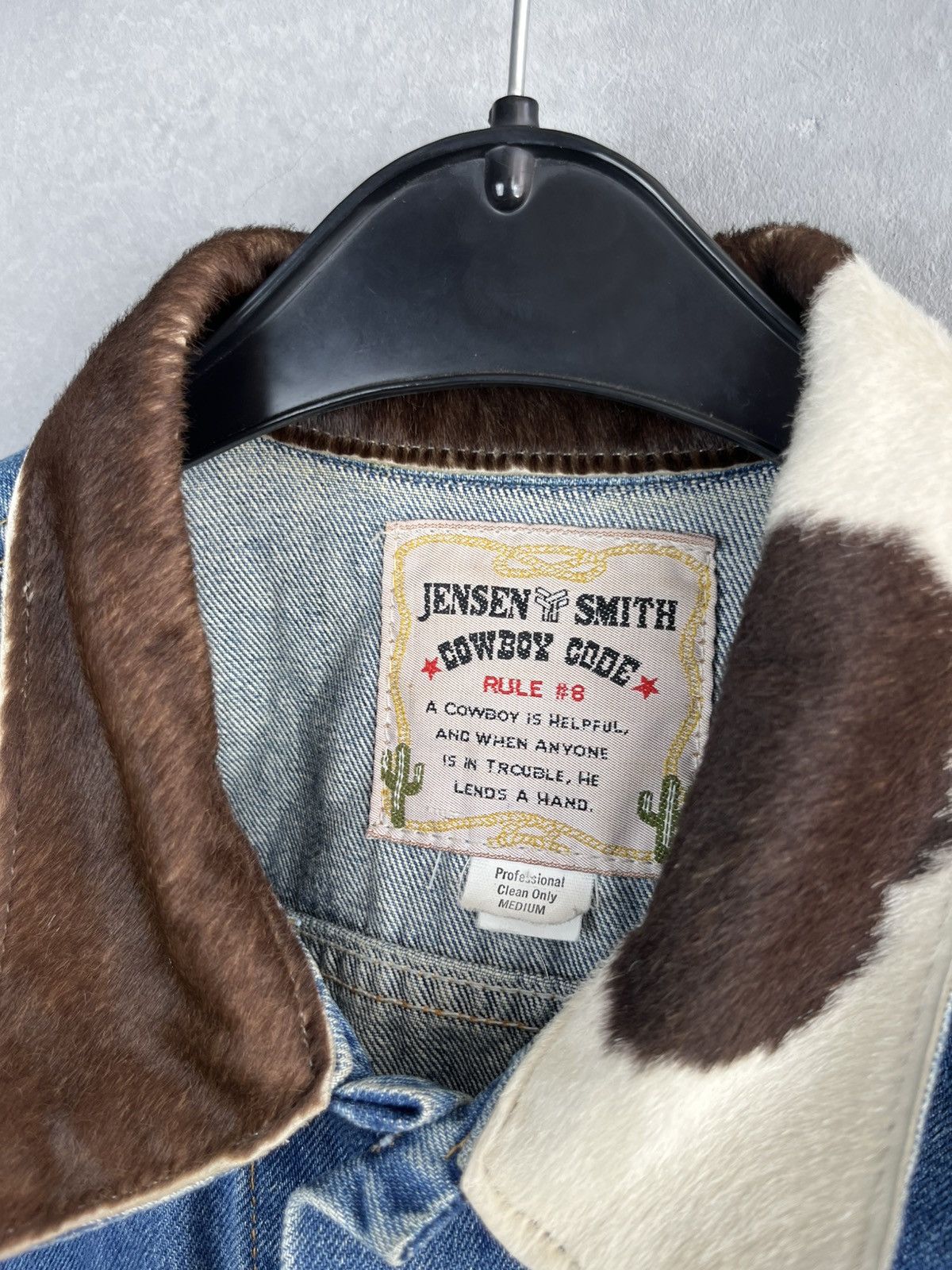Vintage jensen smith cowboy 🤠 denim jacket vintage 90s made USA Size US M / EU 48-50 / 2 - 3 Thumbnail