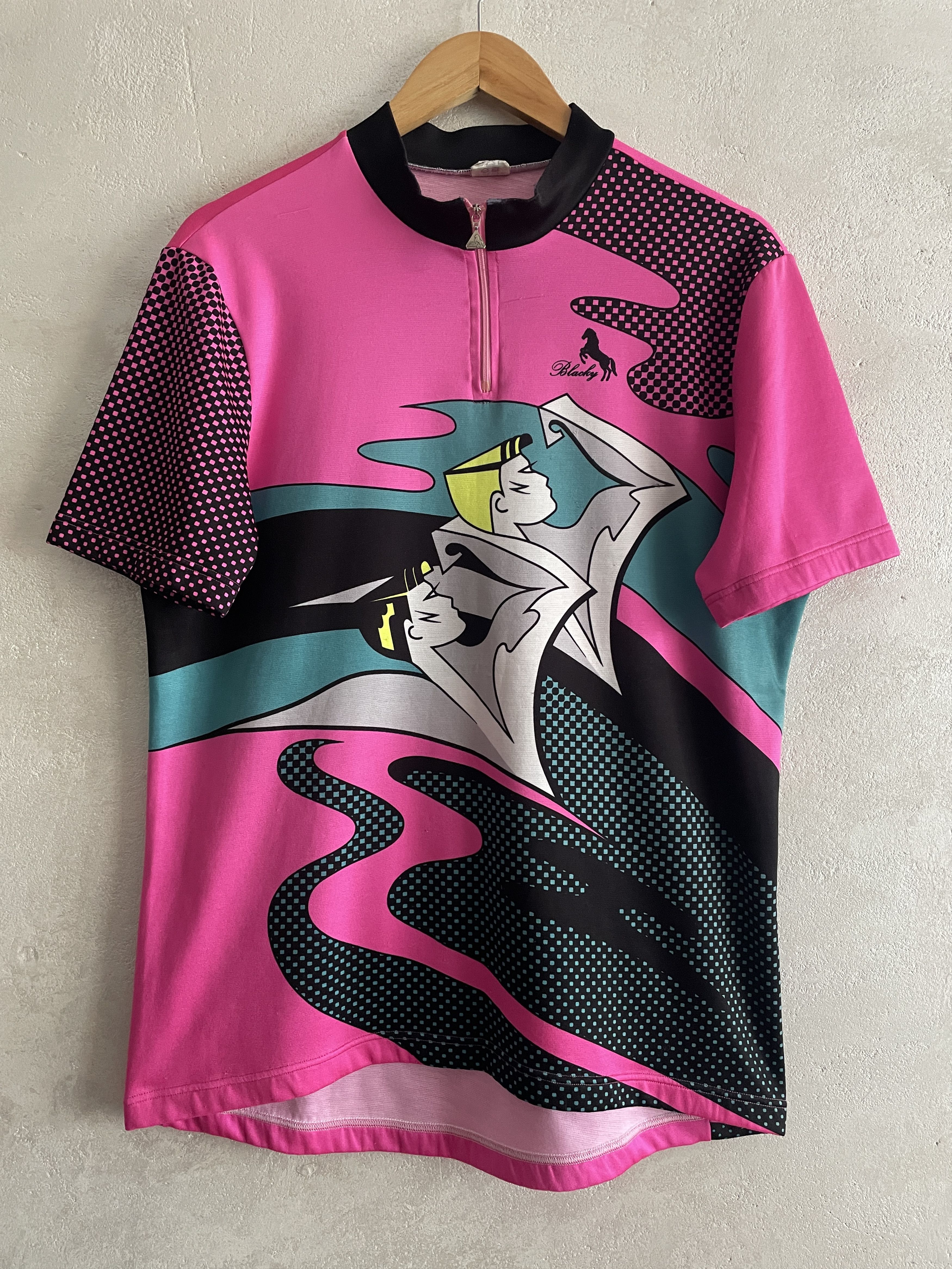 Other Blacky Switzerland Vintage Cycling Jersey Maillot 90s Size US XL / EU 56 / 4 - 1 Thumbnail
