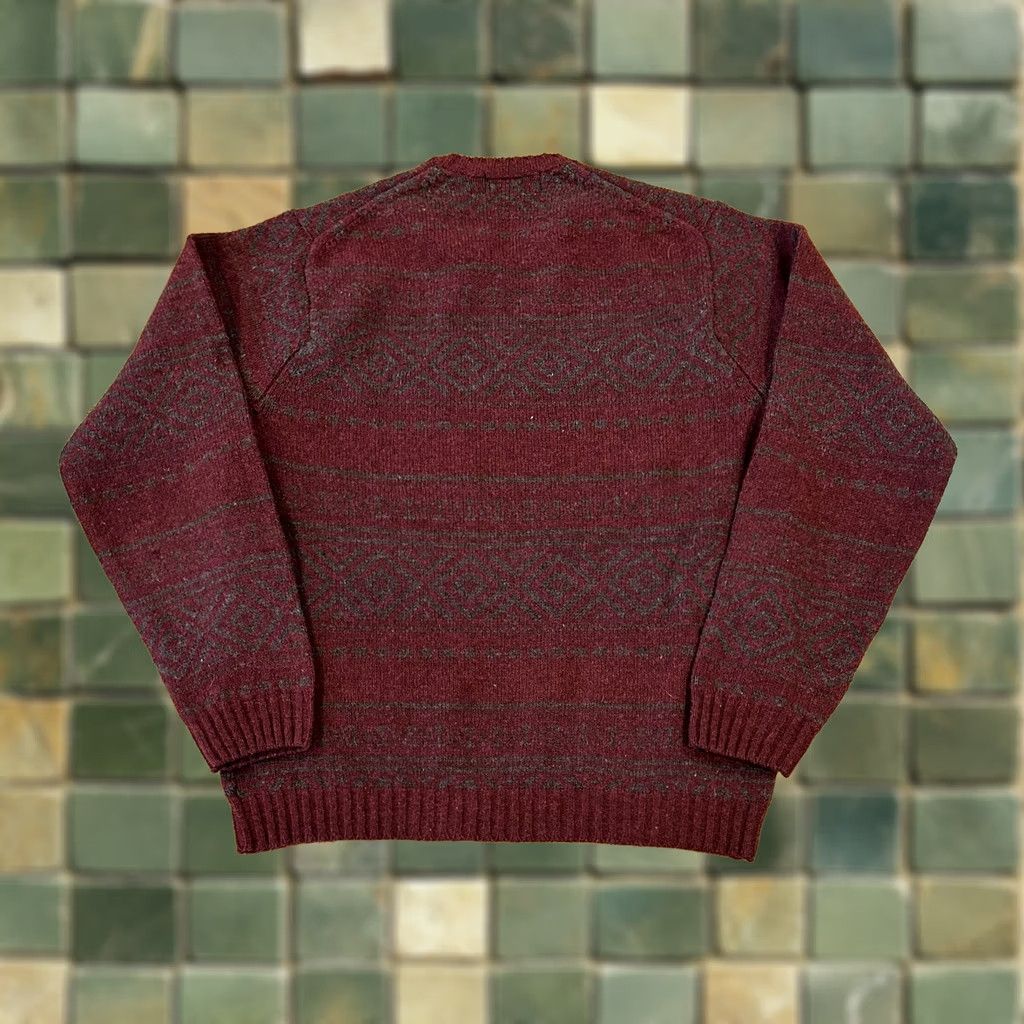 Arrow Arrow Blue Jean Co. Sweater Crewneck Wool M Red Men Medium Ski Vintage No Size US M / EU 48-50 / 2 - 1 Thumbnail