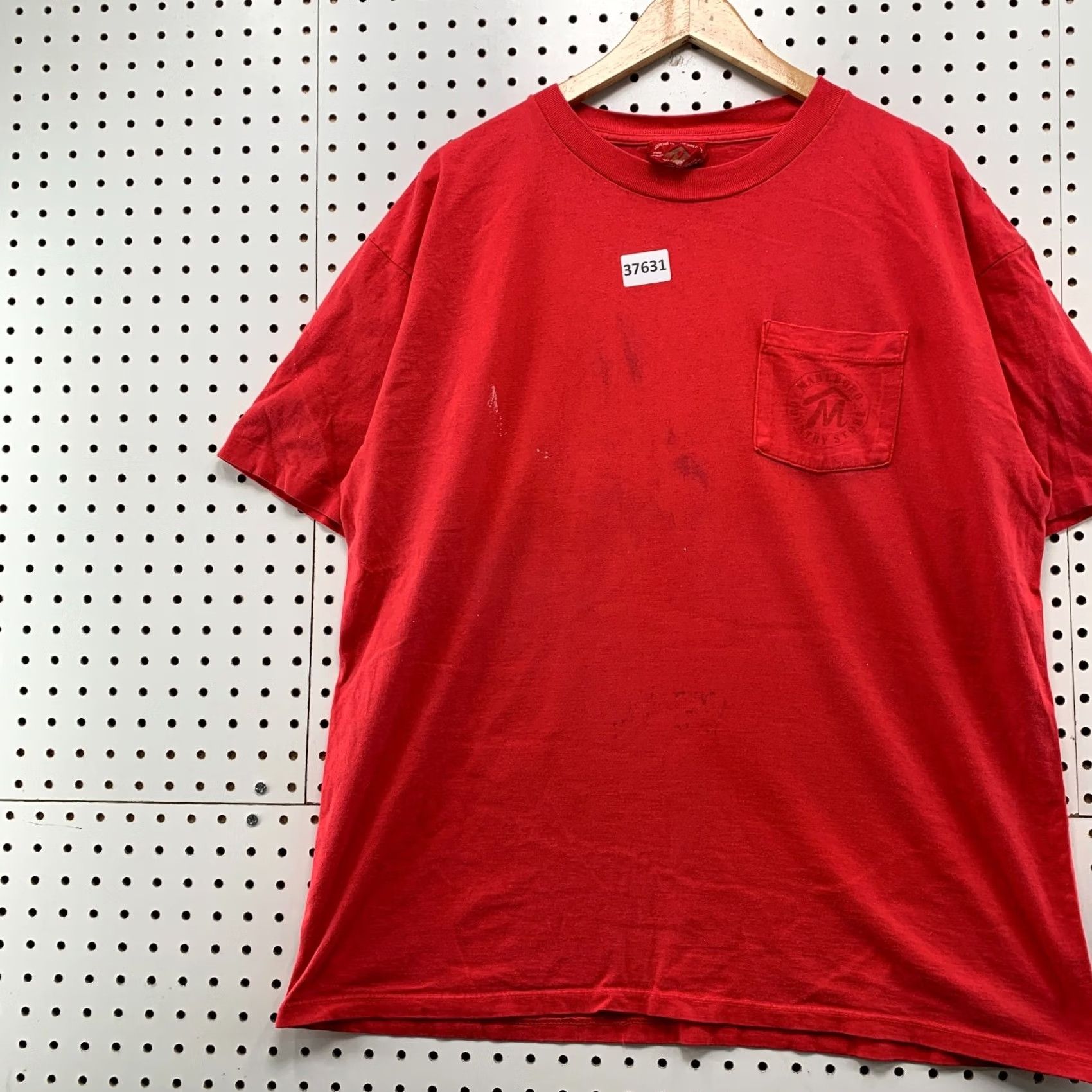 Marlboro VINTAGE Marlboro Shirt Mens XL Red 90s Single Stitch DIstress Size US XL / EU 56 / 4 - 4 Thumbnail