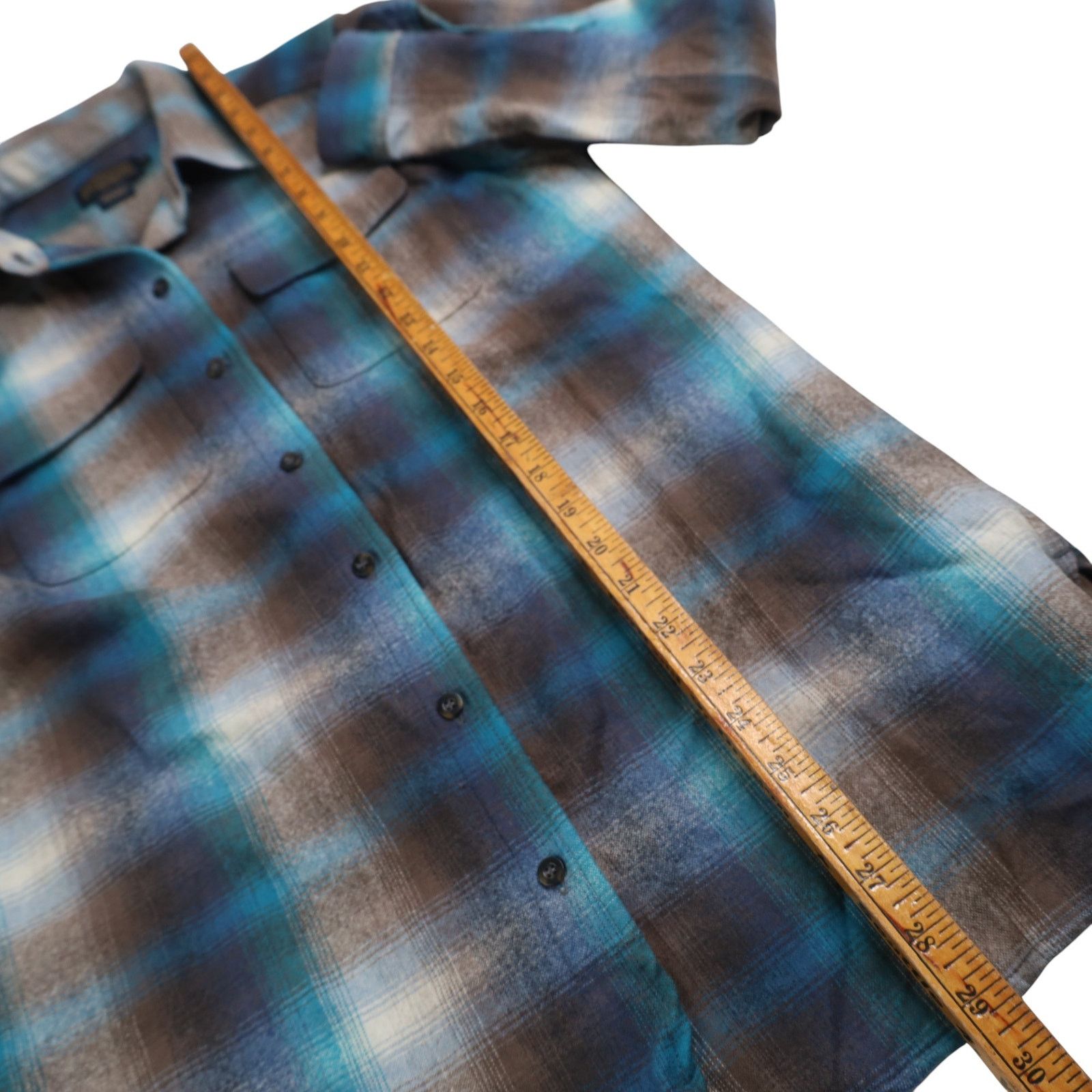 Pendleton Pendleton Shadow Plaid Wool Flannel Button Up Shirt Size S / US 4 / IT 40 - 9 Thumbnail