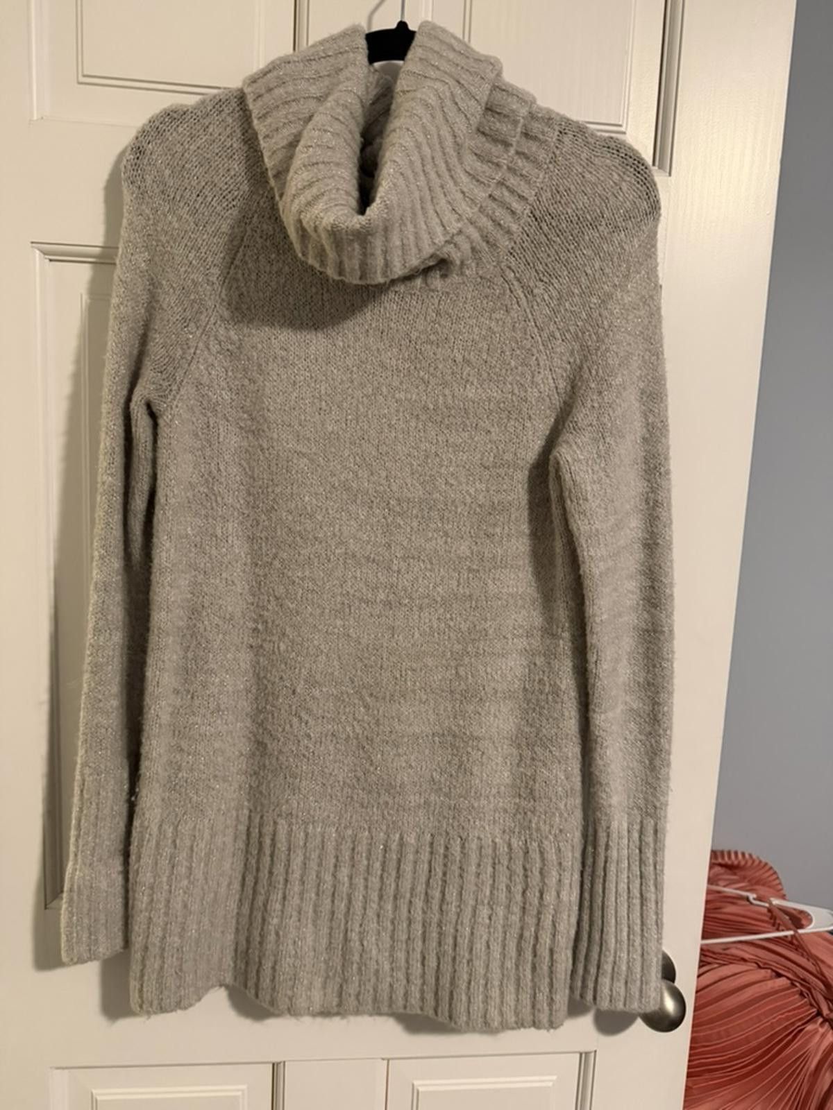 Other White House Black Market Gray Cowl Neck Sweater Medium Size M / US 6-8 / IT 42-44 - 3 Thumbnail