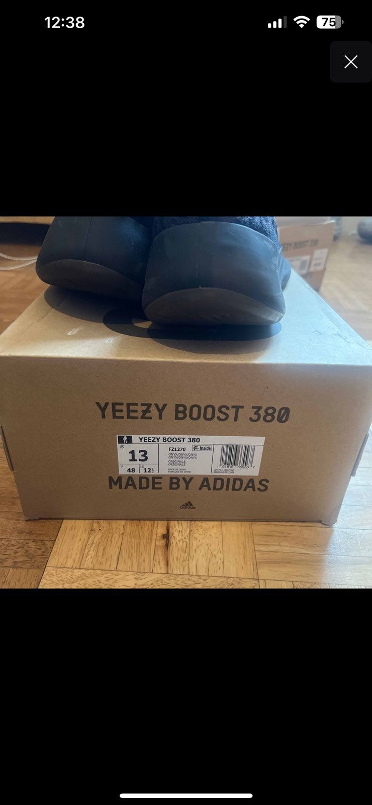 Adidas × Kanye West × Yeezy Yeezy boost 380 Onyx Size US 13 / EU 46 - 7 Thumbnail