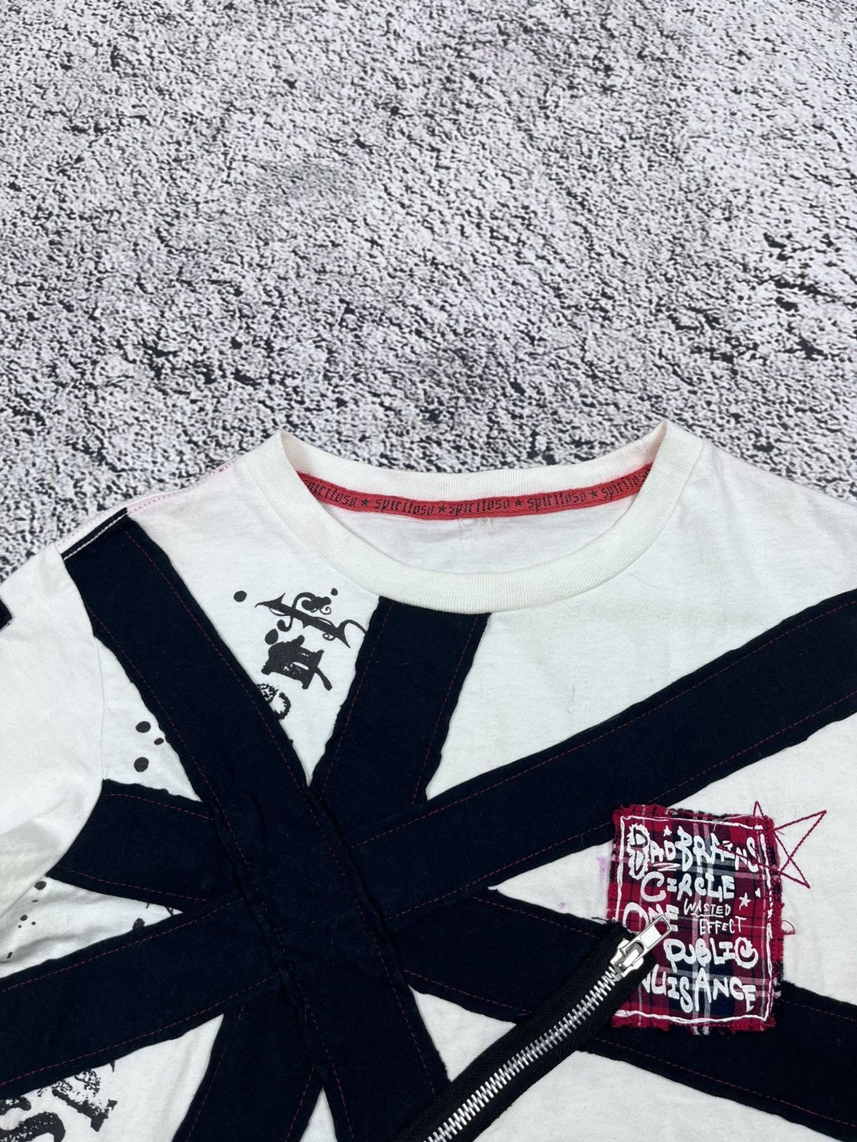 Japanese Brand Vintage Bondage Punk Strap Harness Zip T-Shirt Size M / US 6-8 / IT 42-44 - 8 Thumbnail