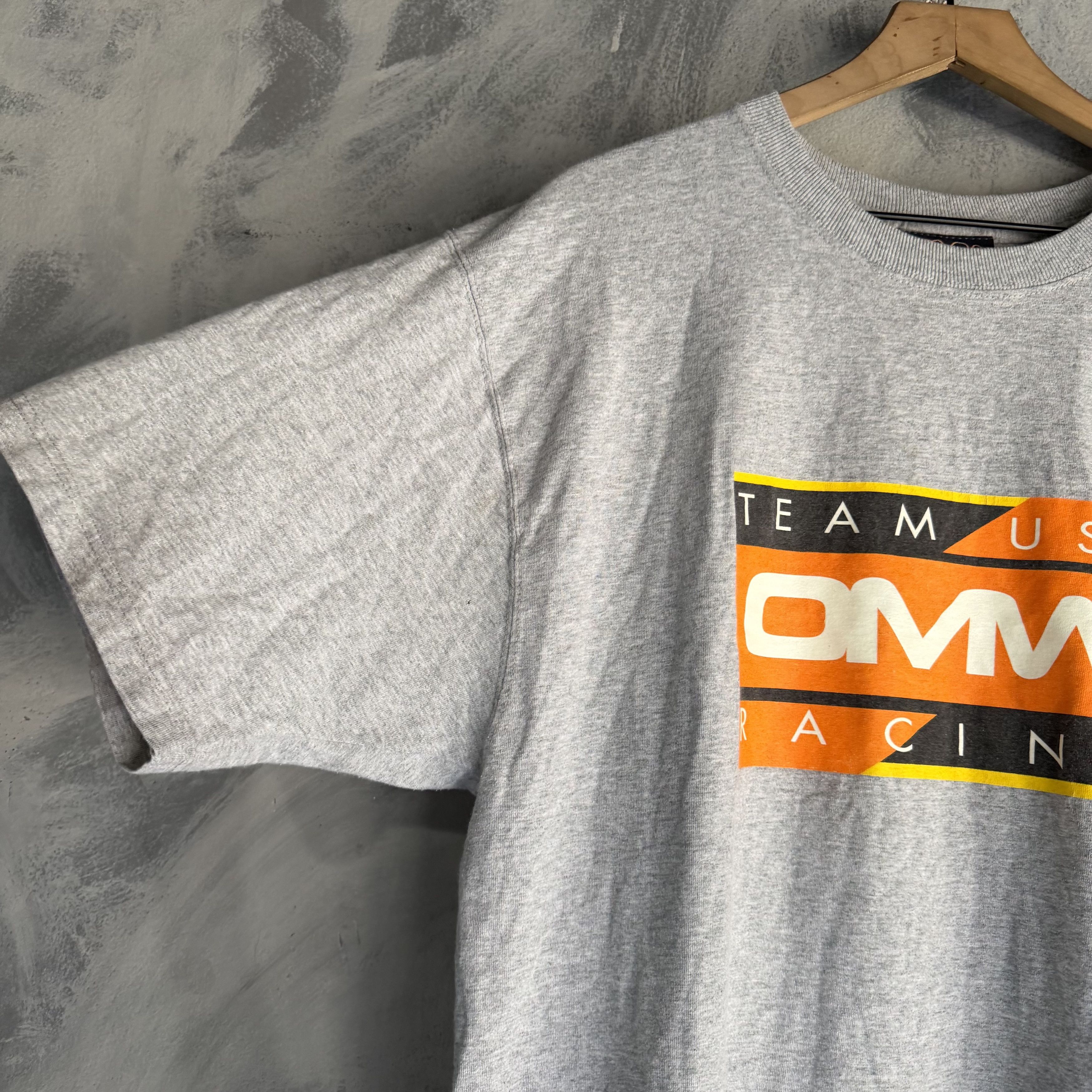 Other Vintage OMW Racing T Shirt Mens 2XL Gray Team USA Sports 90s Size US XXL / EU 58 / 5 - 3 Thumbnail