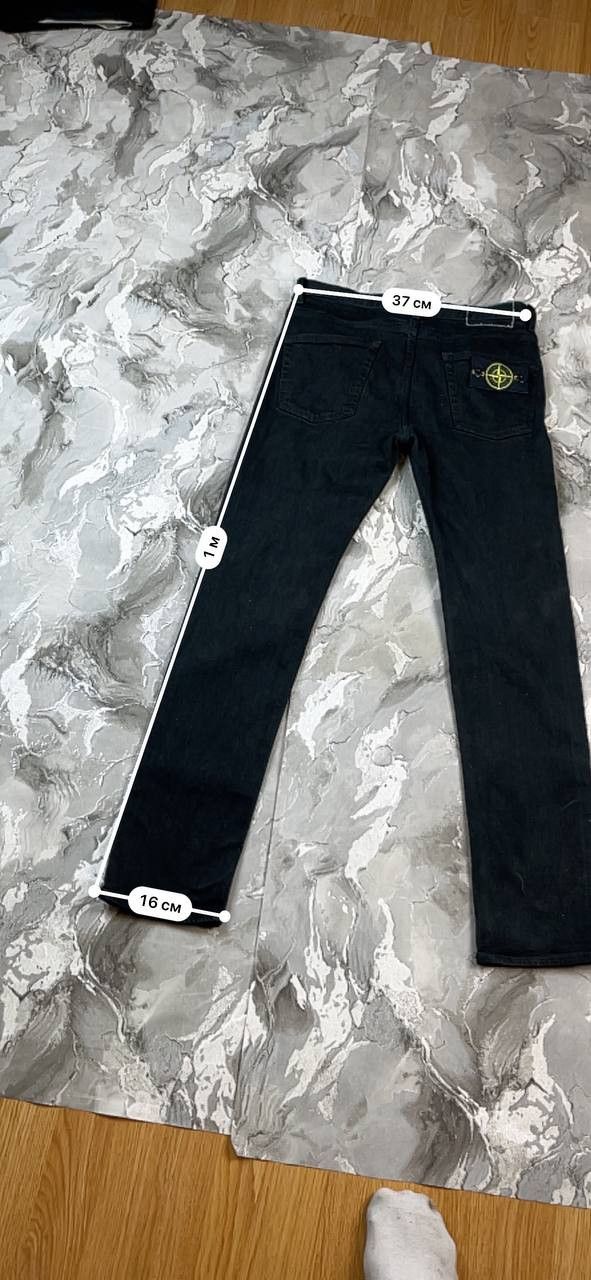 Stone Island Stone Island black denim trousers patch W30 L32 Size US 30 / EU 46 - 3 Thumbnail