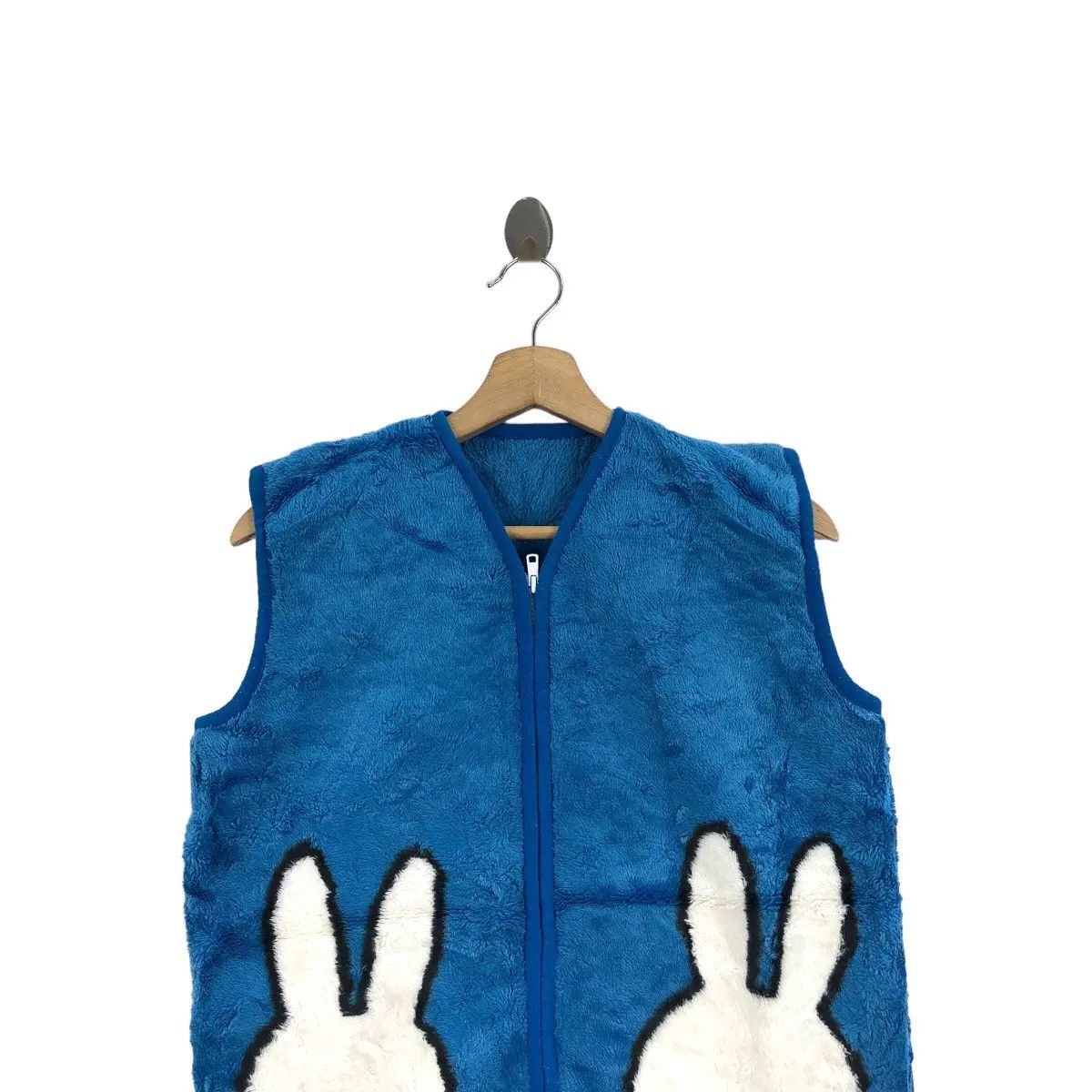 Vintage MIFFY NIJNTJE CARTOON Dick Bruna Little Rabbit Fleece Vest Size M / US 6-8 / IT 42-44 - 3 Thumbnail