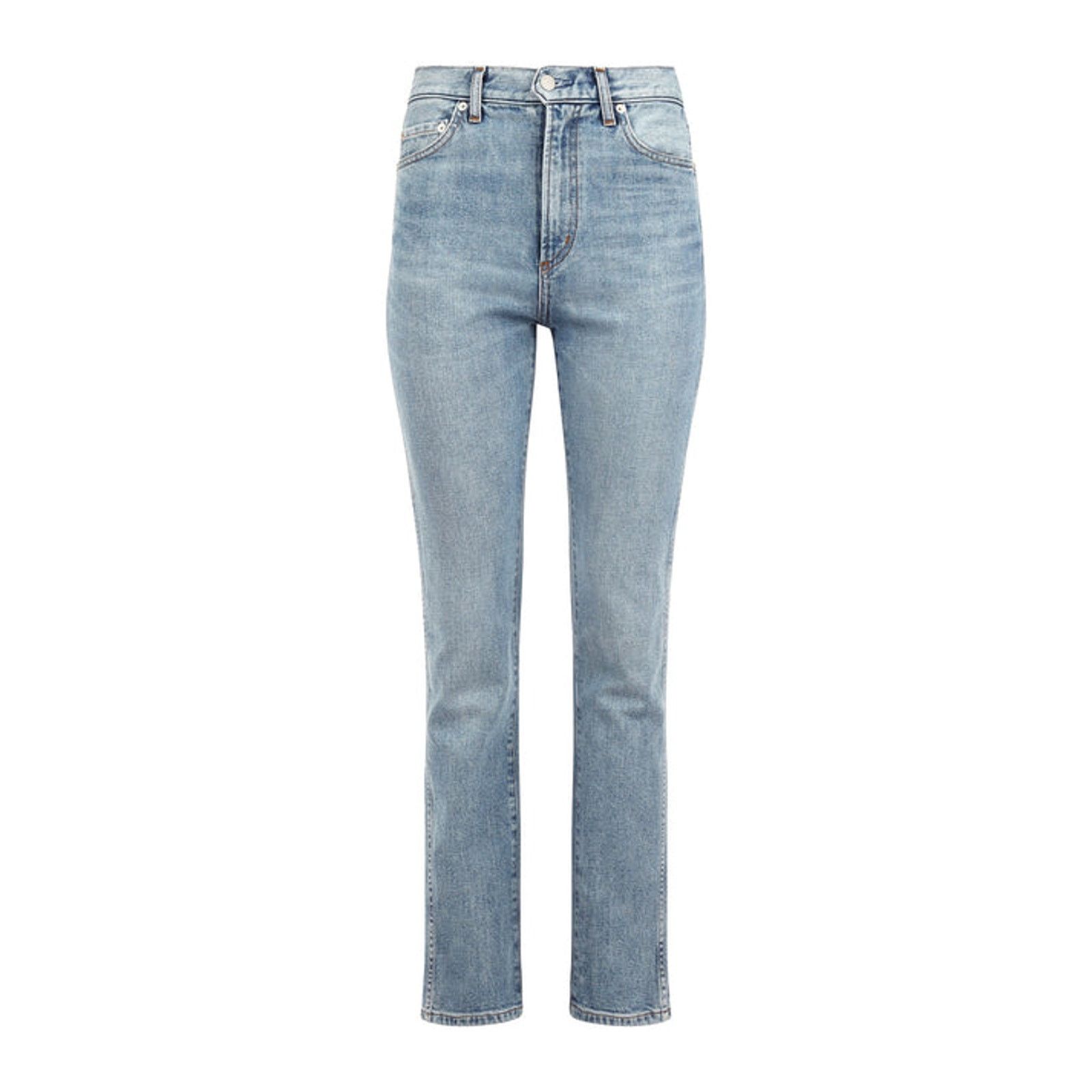 AG Adriano Goldschmied NWT Daily Blue Adriano Goldschmied Burn Straight Jean Sz. 24 Size 24" / US 00 / IT 34 - 4 Thumbnail