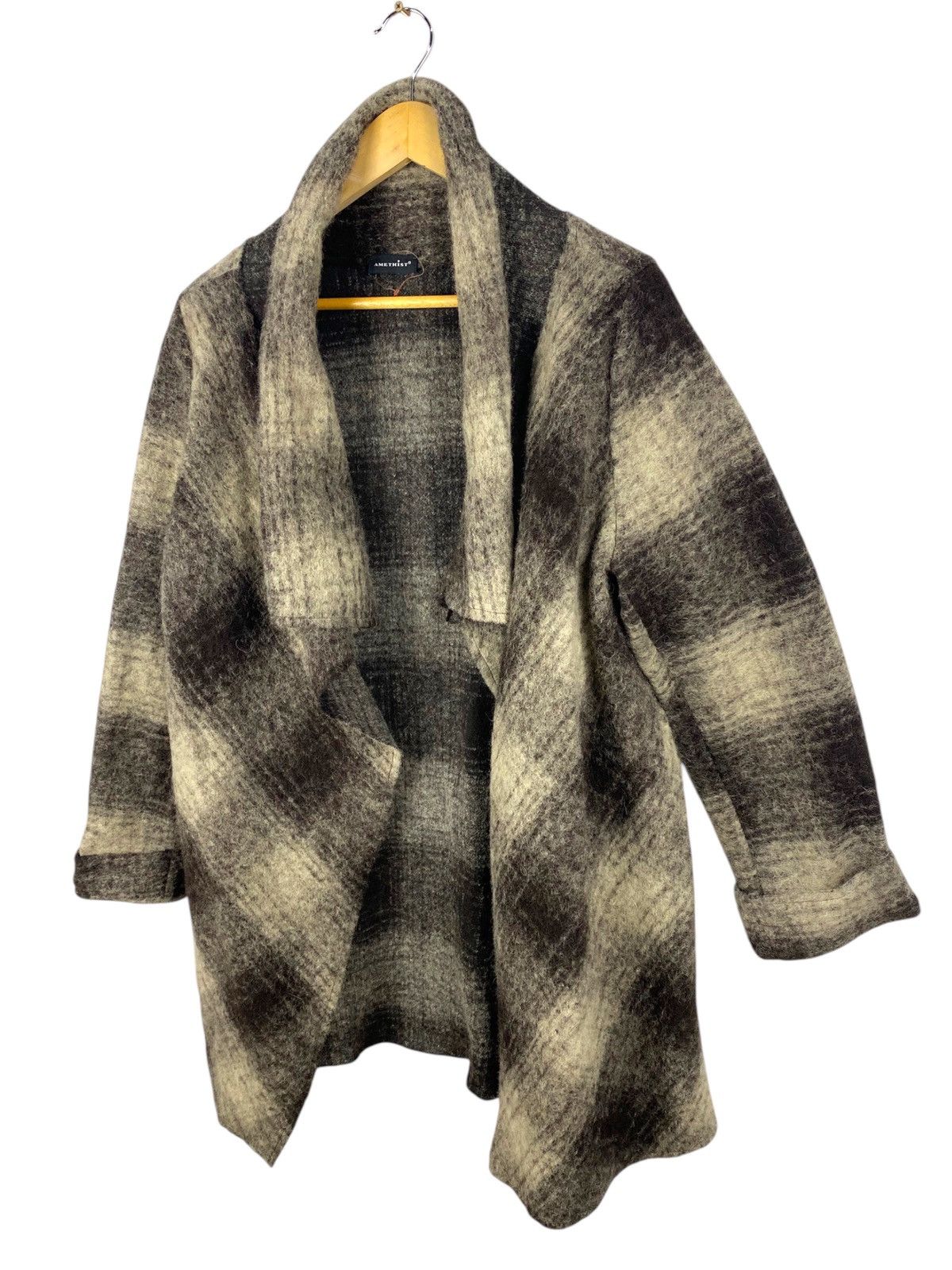 Japanese Brand 💥AMETHYST ARCHIVE WOOL TARTAN JACKET Size L / US 10 / IT 46 - 3 Thumbnail