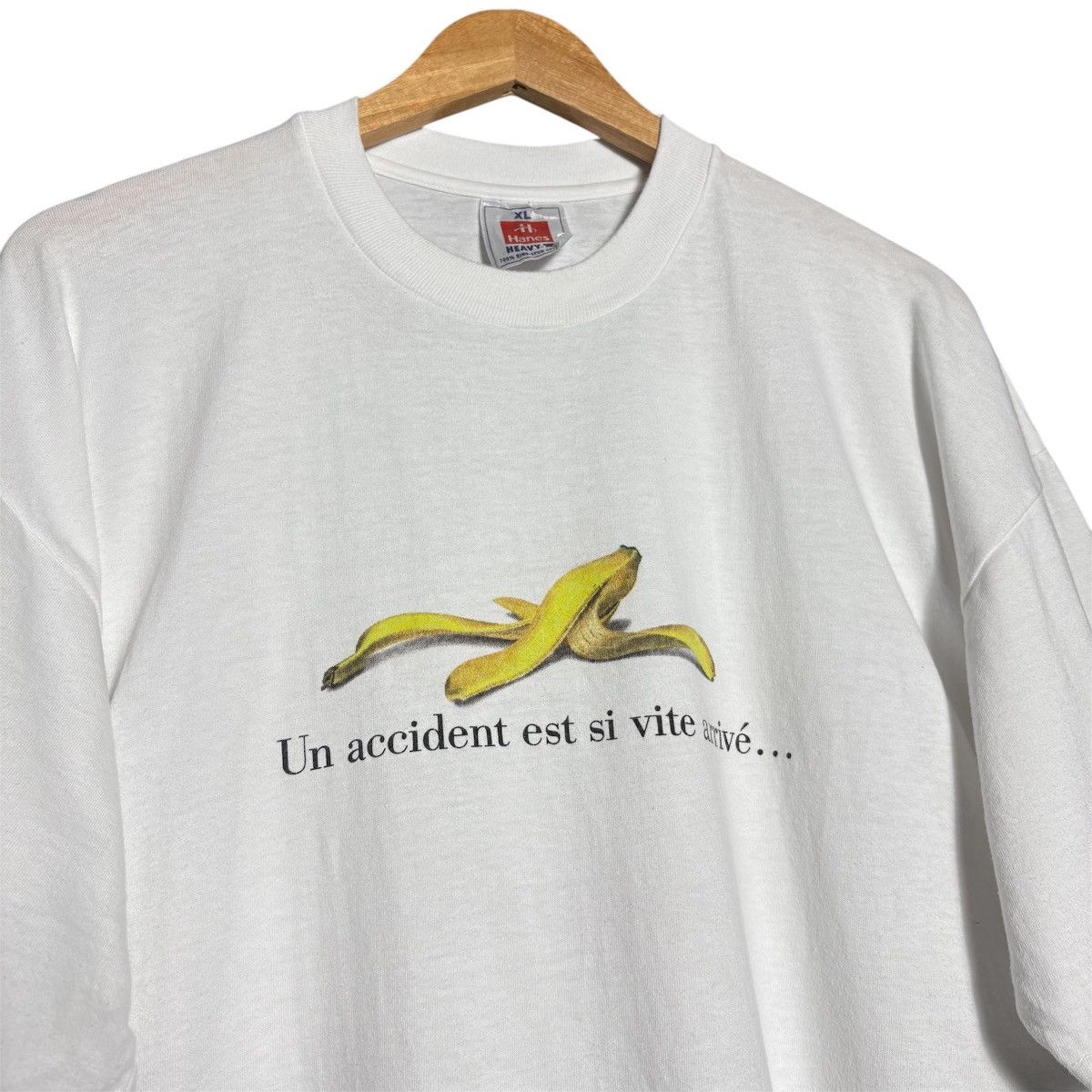 Vintage Vintage 90s IBM Apple Logo Banana Fruit Graphic T-Shirt Size US XL / EU 56 / 4 - 3 Thumbnail