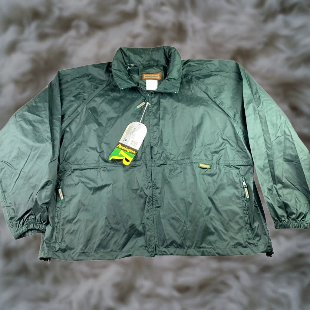 Rains Remington Men’s Rain Jacket Hooded Full Zip Green 2XL Waterproof Windproof Packable Hooded Rain Coat Mens 2XL Size US XXL / EU 58 / 5 - 1 Thumbnail