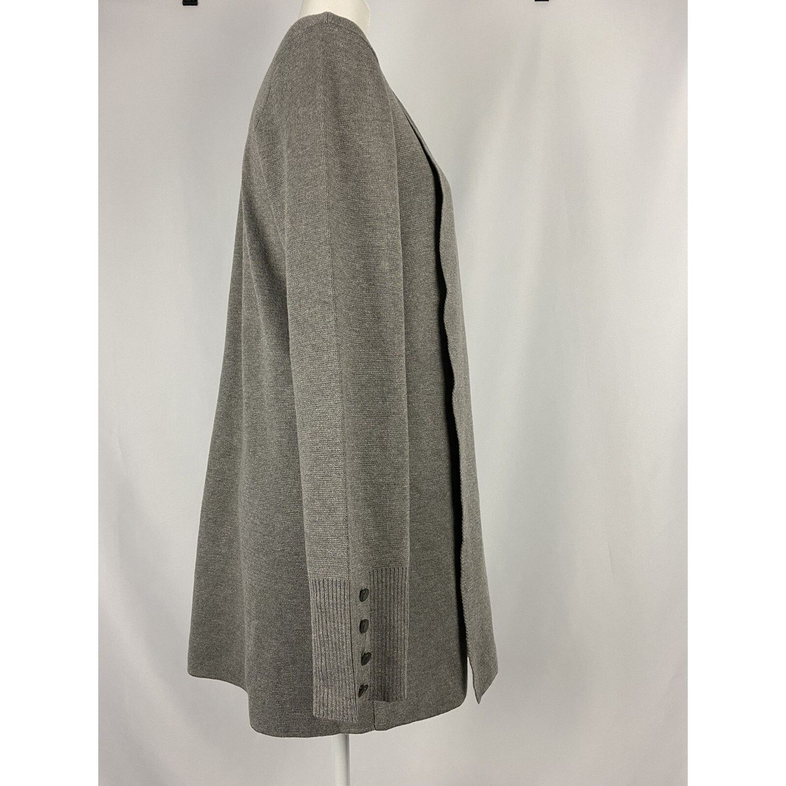 & Other Stories Cyrus rayon cardigan knit warm women gray Gran XL A001839 Size XL / US 12-14 / IT 48-50 - 3 Thumbnail
