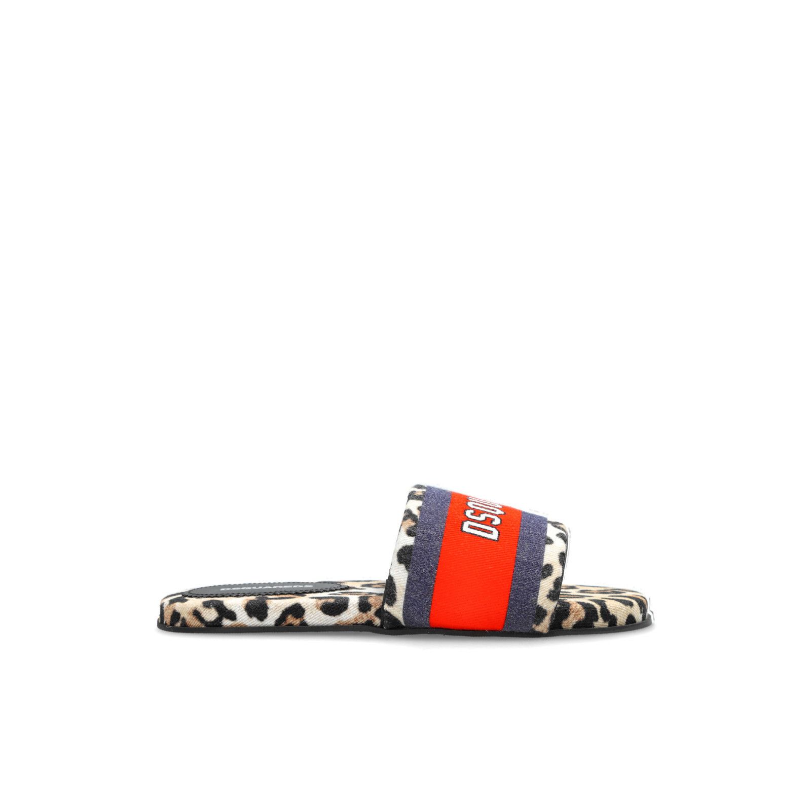 Dsquared2 DSQUARED2 Leopard Slides New & Authentic (Women's size:8.5;) Size US 8.5 / IT 38.5 - 1 Thumbnail