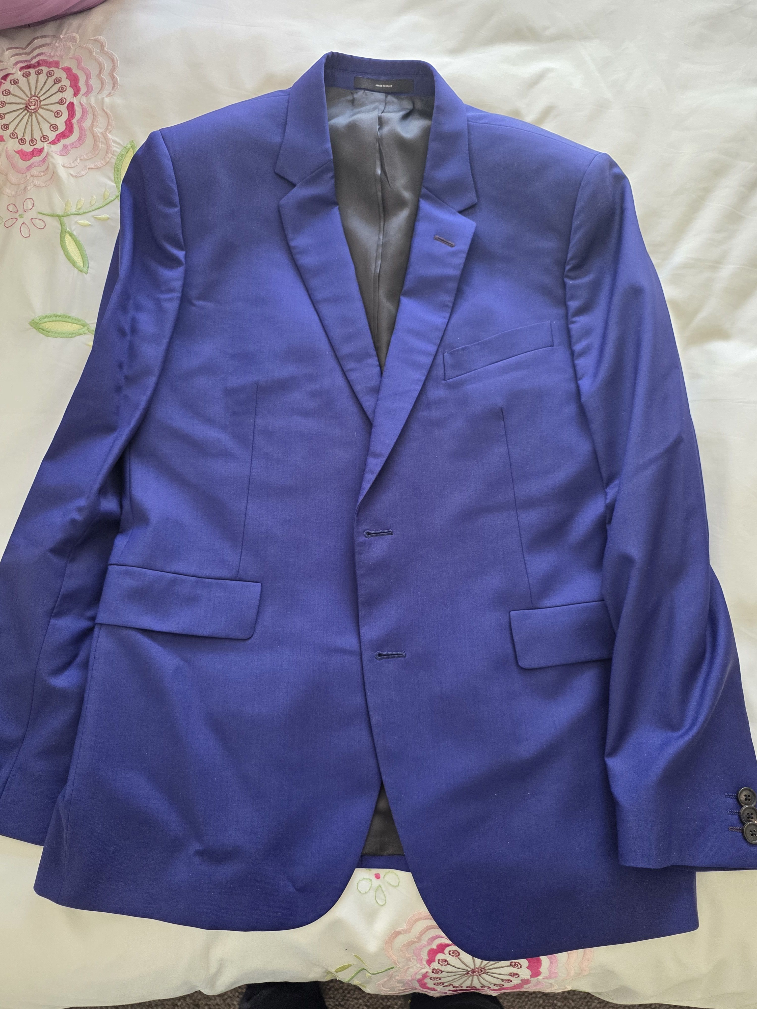 Paul Smith Paul Smith electric blue men's suit size 40R Size 40R - 6 Thumbnail